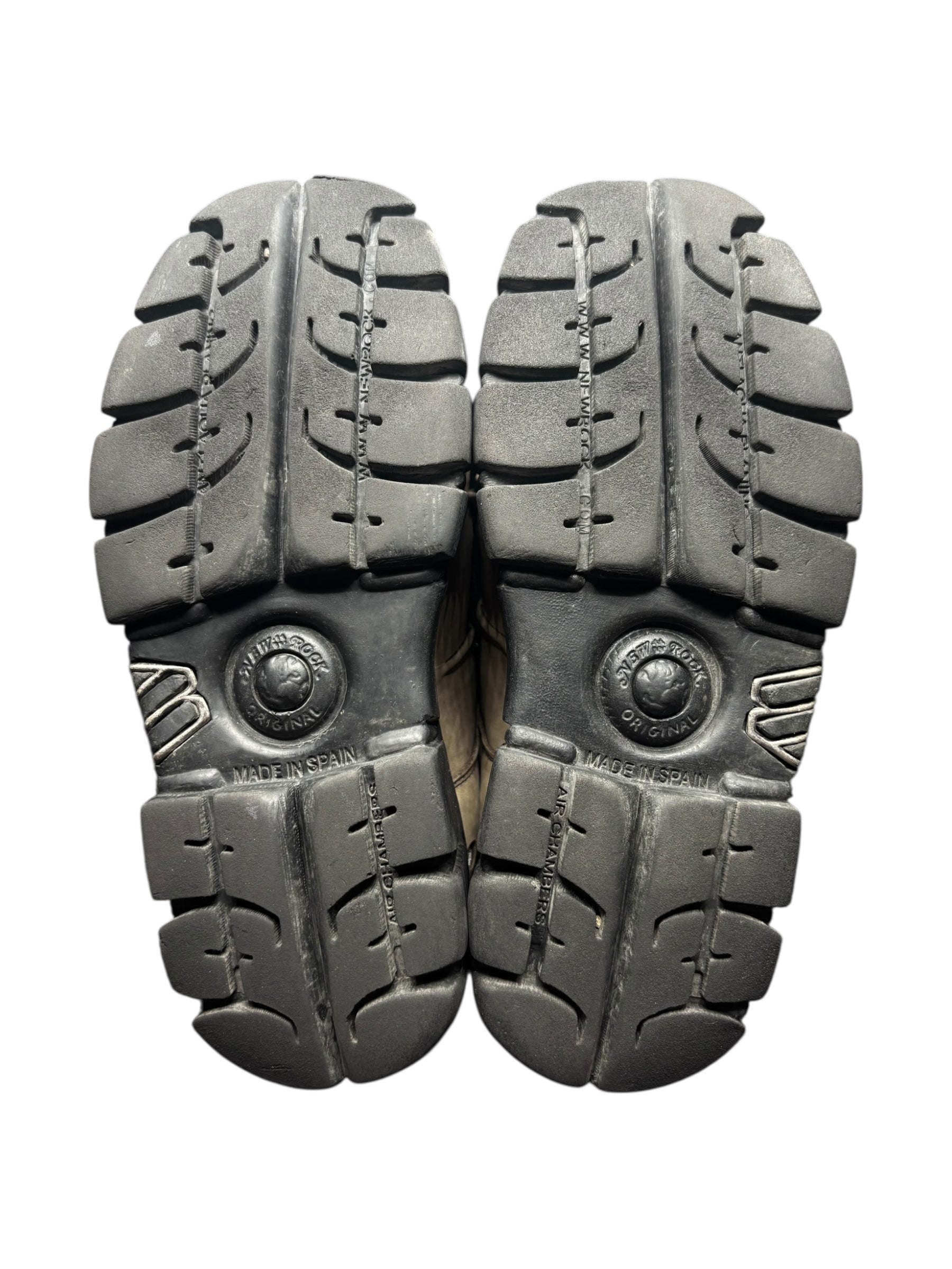 New Rock M-106 grey platform boots size 40