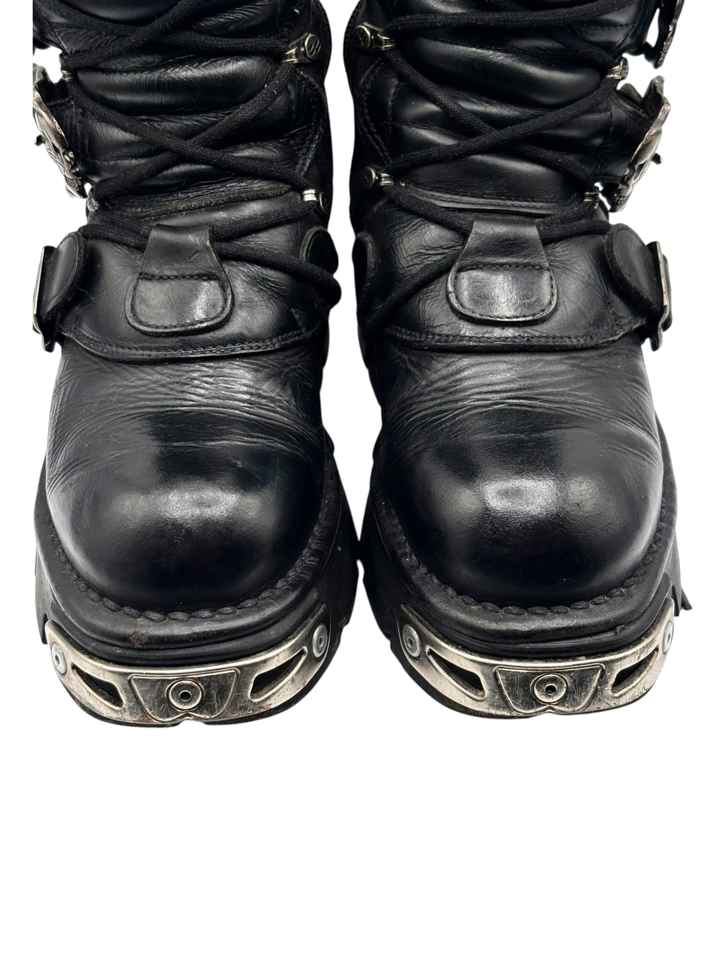 Vintage New Rock reactor mid-calf boots size 38