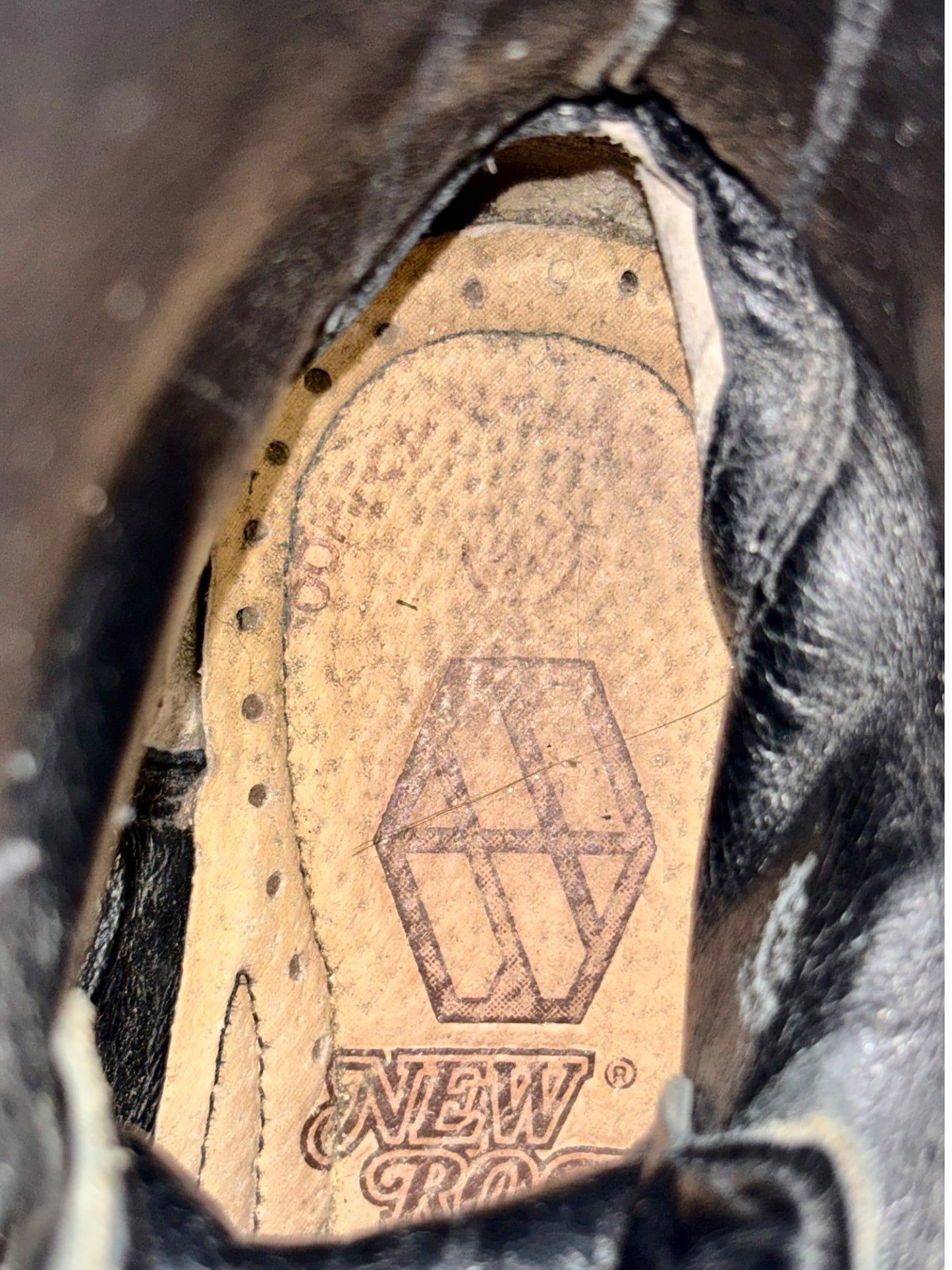 New Rock bullet leather boots size 40