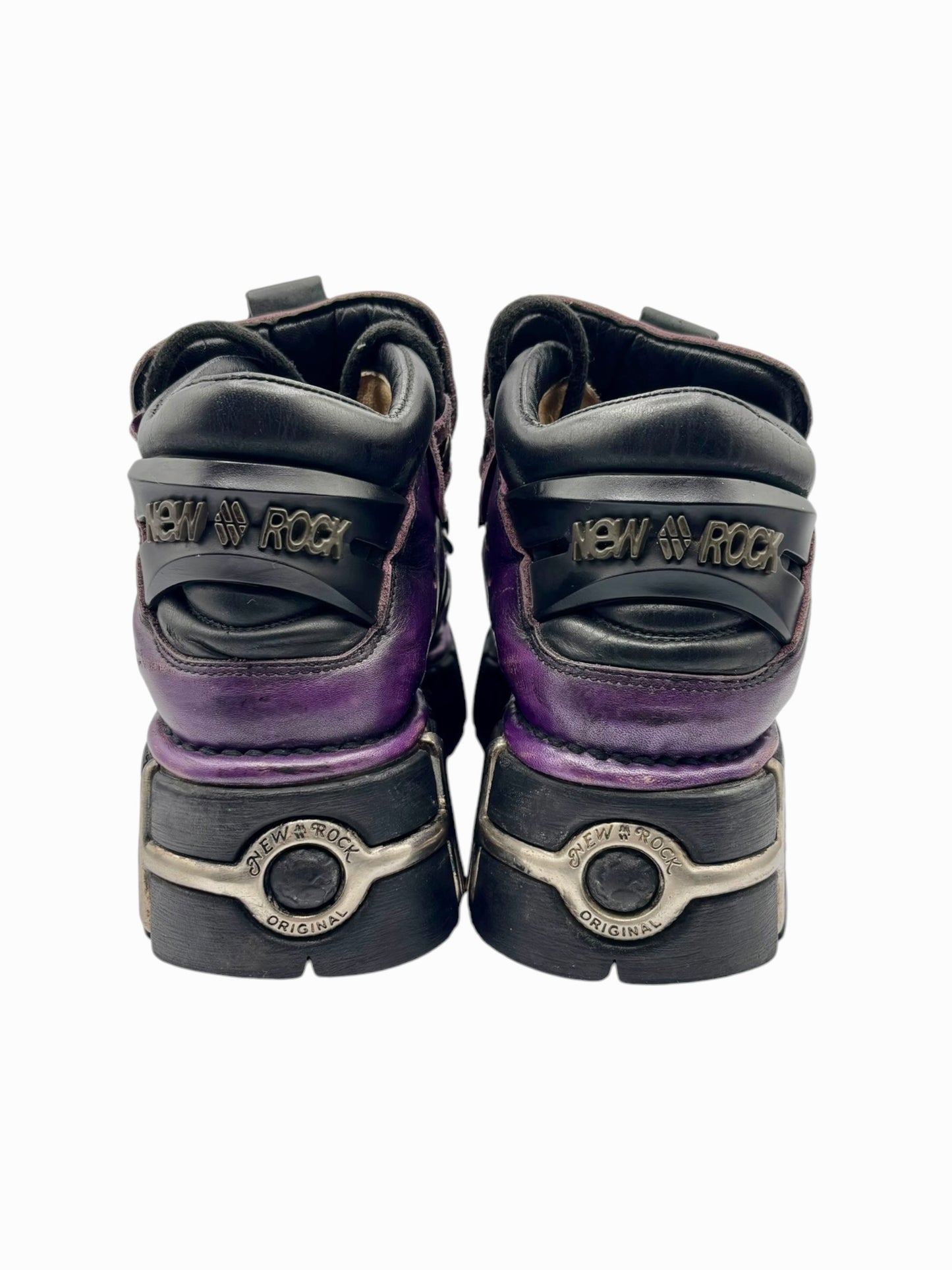 Vintage New Rock limited edition M.106-S1 purple platform boots size 39