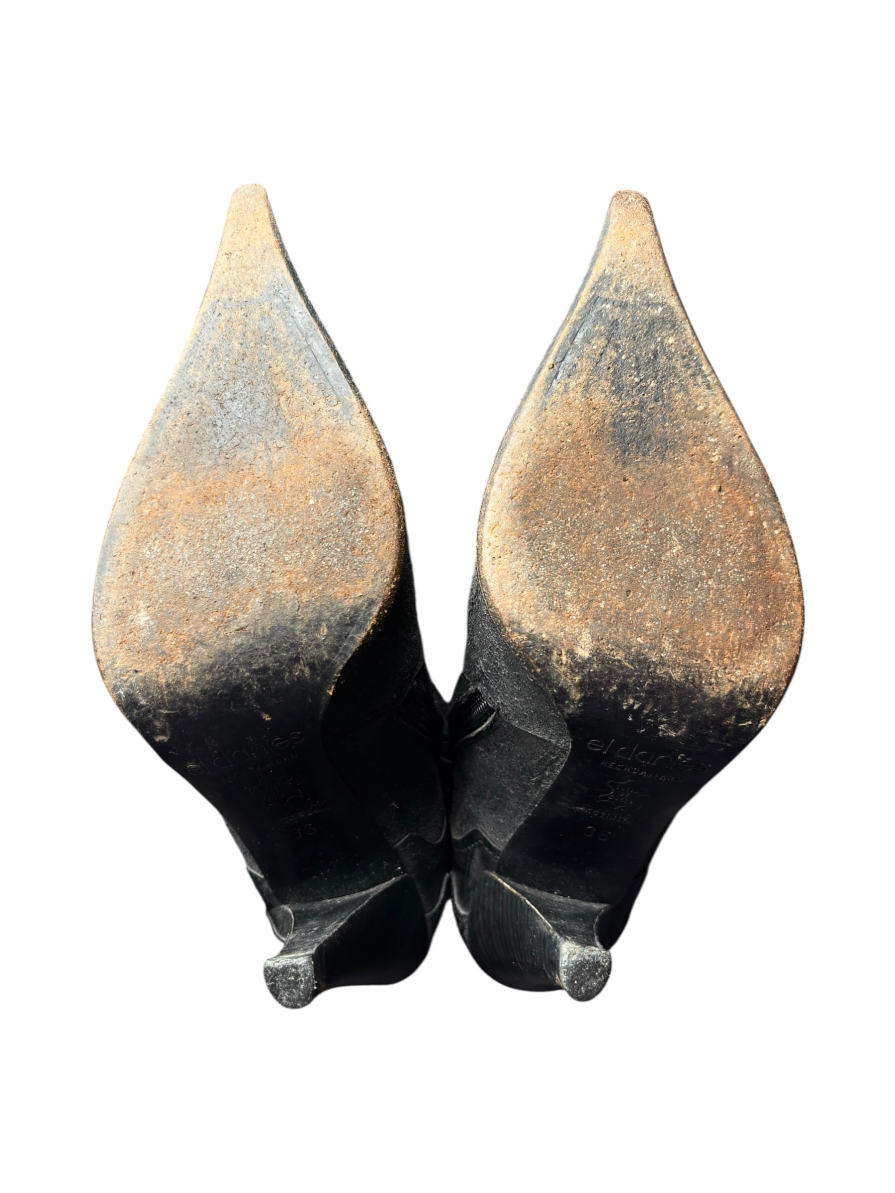 Vintage El Dantes knee high leather boots size 36