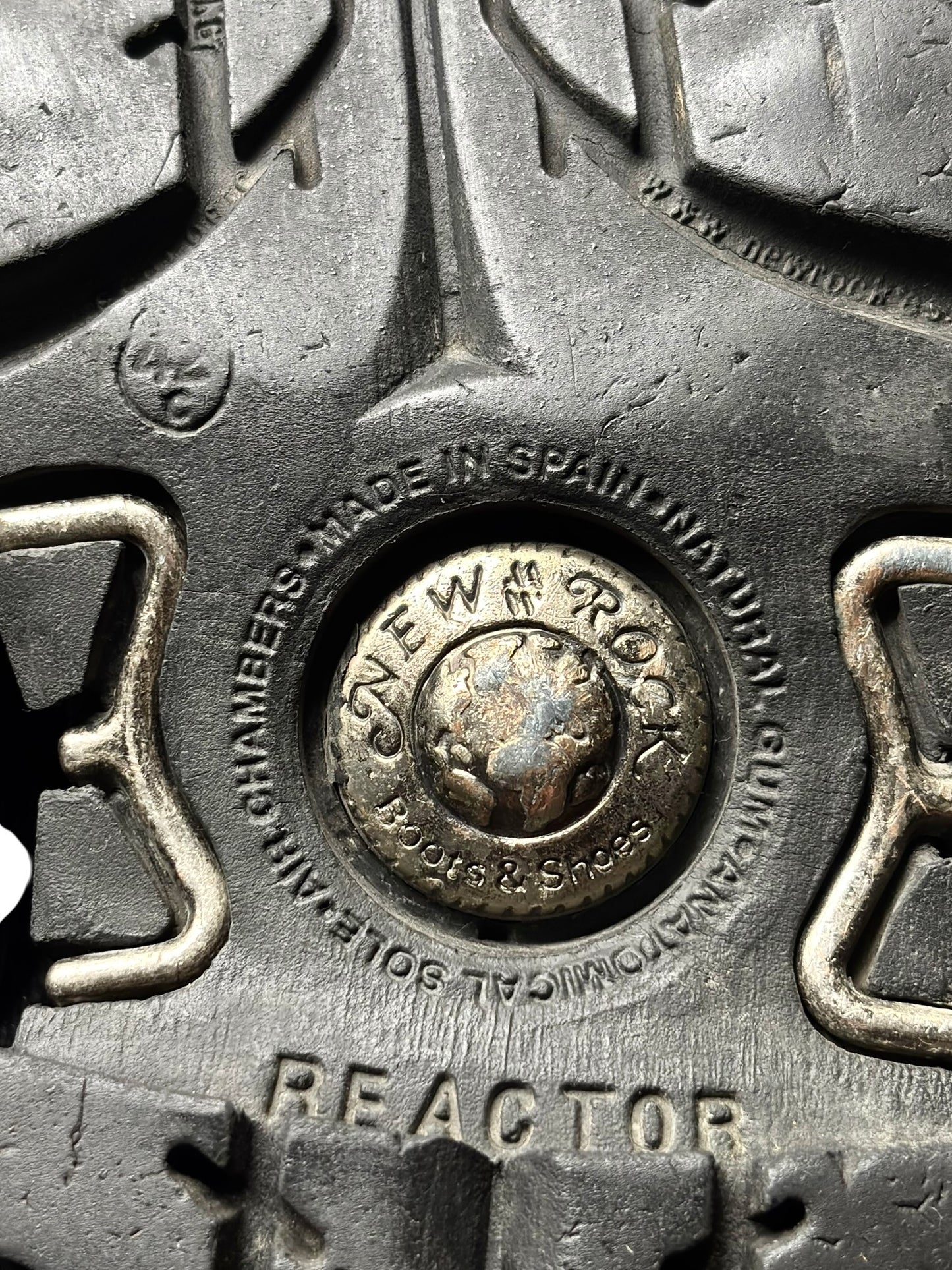 Vintage New Rock mid-calf black leather boots size 42