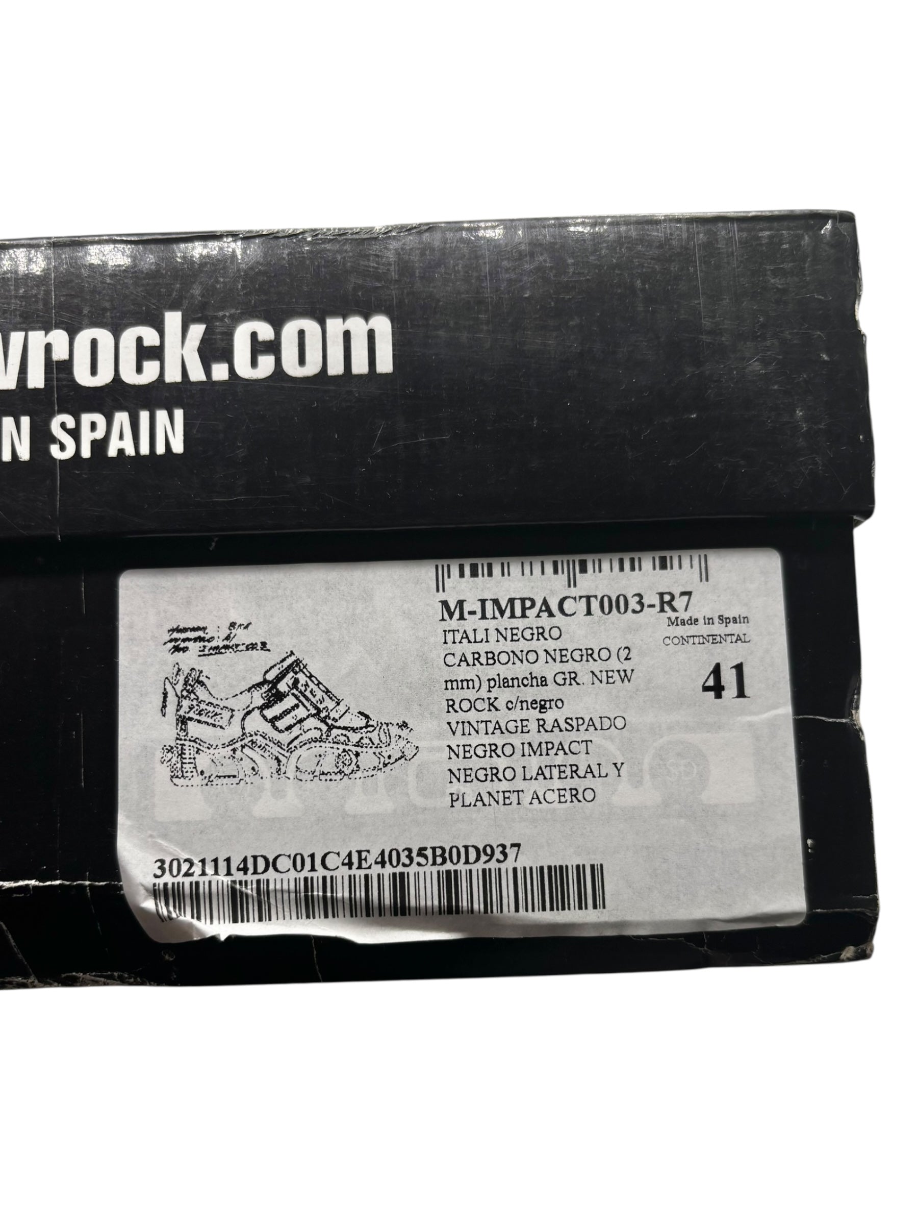 Vintage New Rock m-impact platform boots size 41