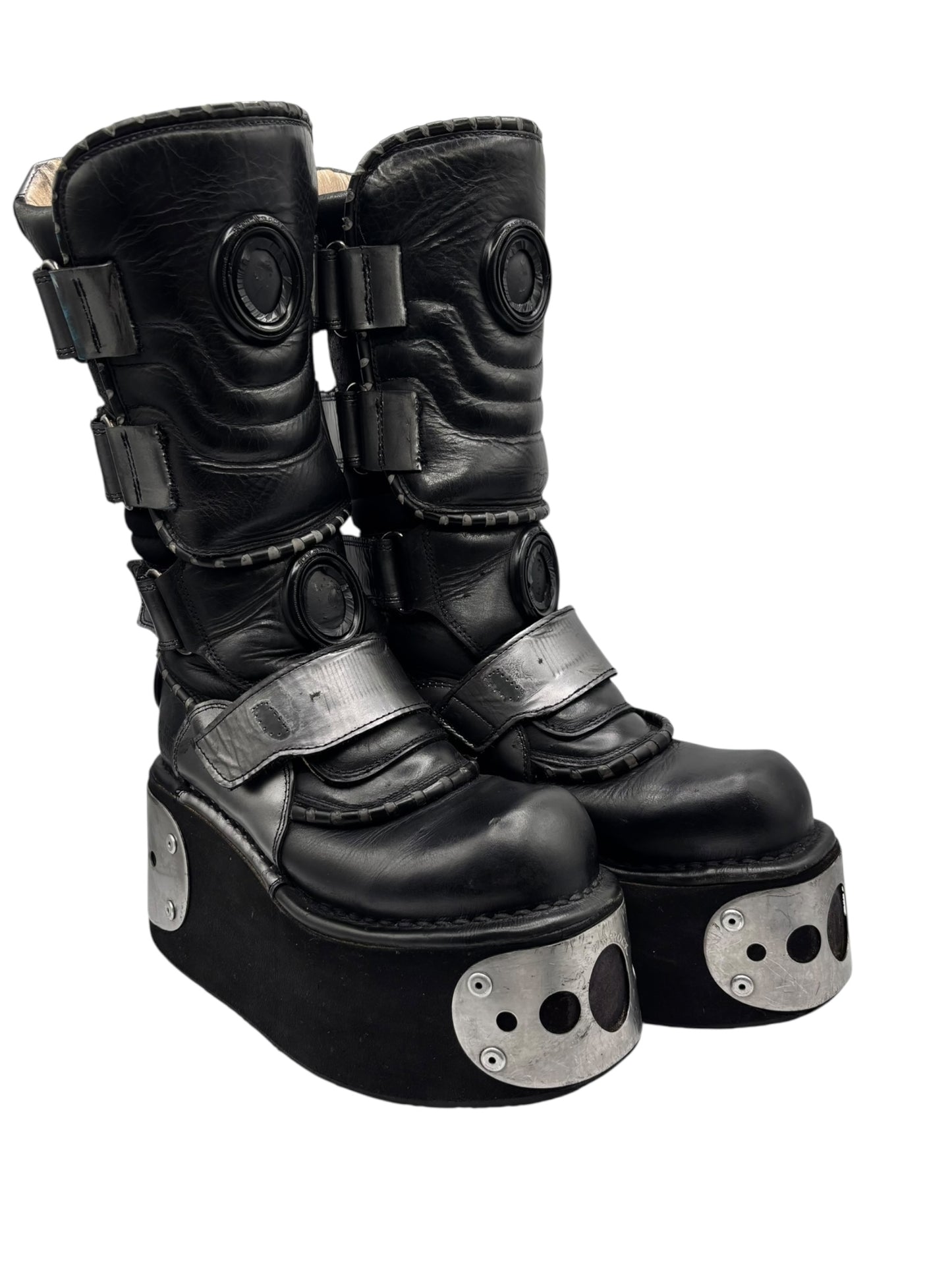 Extremely rare vintage 90s New Rock neptuno platform boots size 39