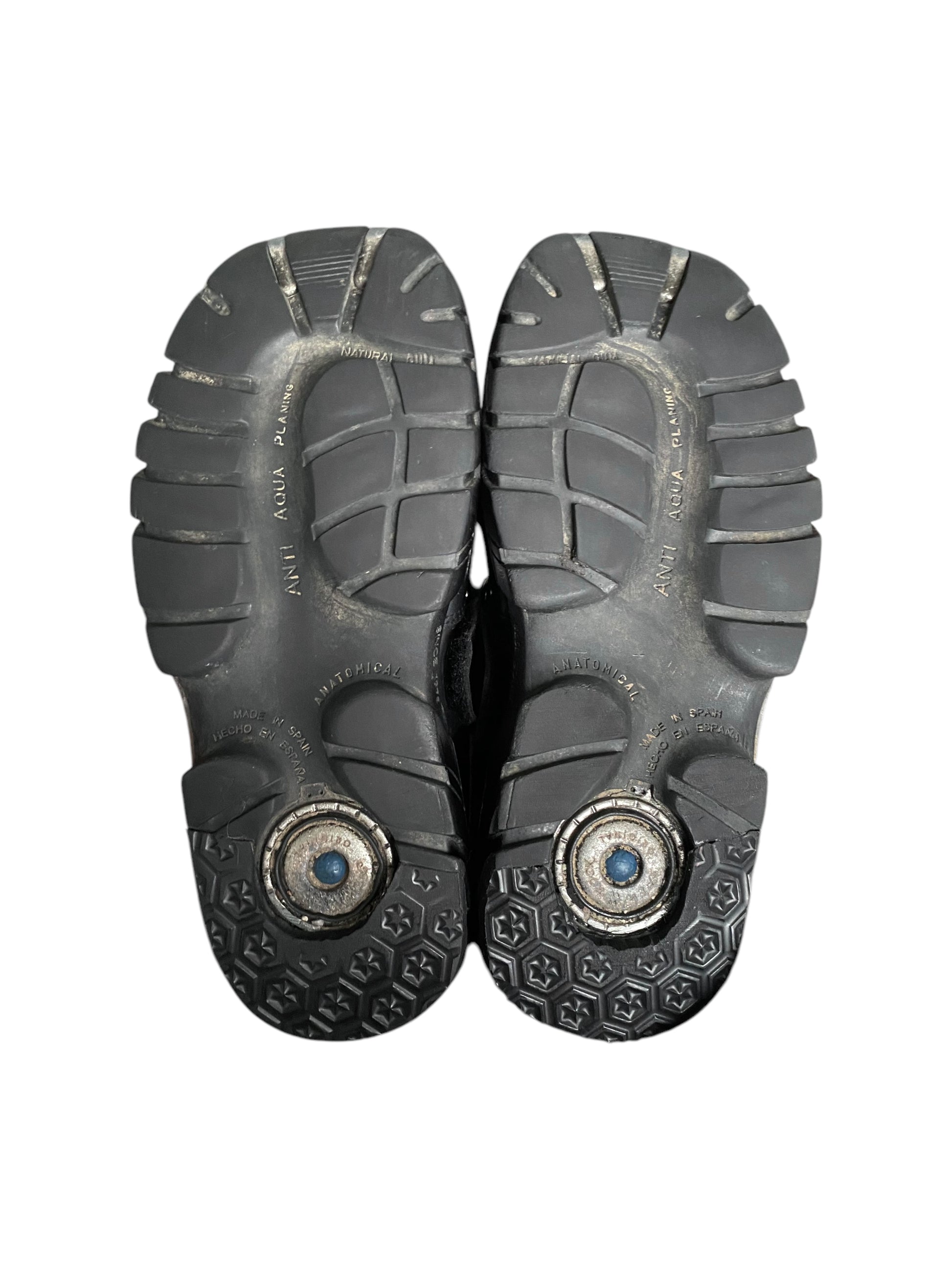 RARE vintage New Rock spiked techno platform boots size 41