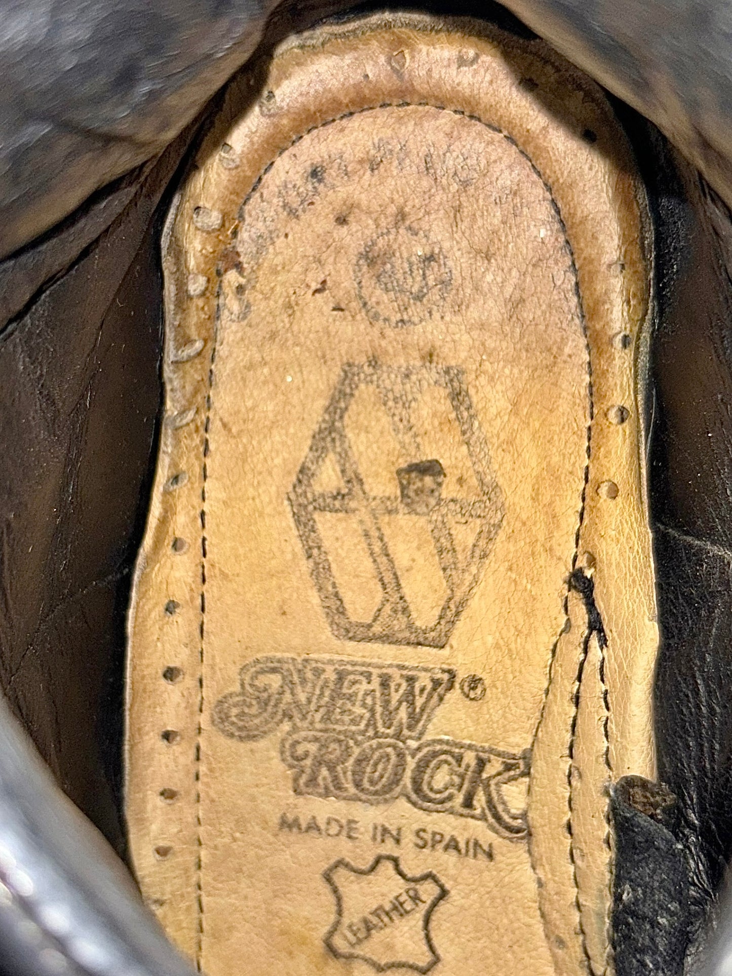 Vintage New Rock M.106-S1 platform boots size 40