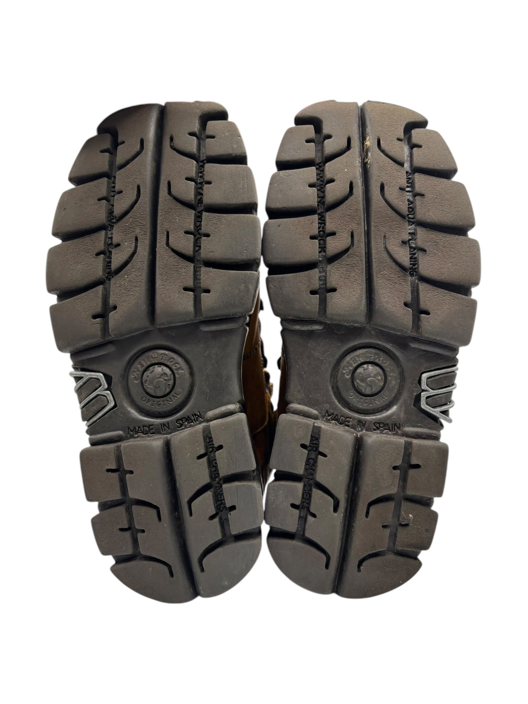 New Rock M-106 mustard color platform boots size 38