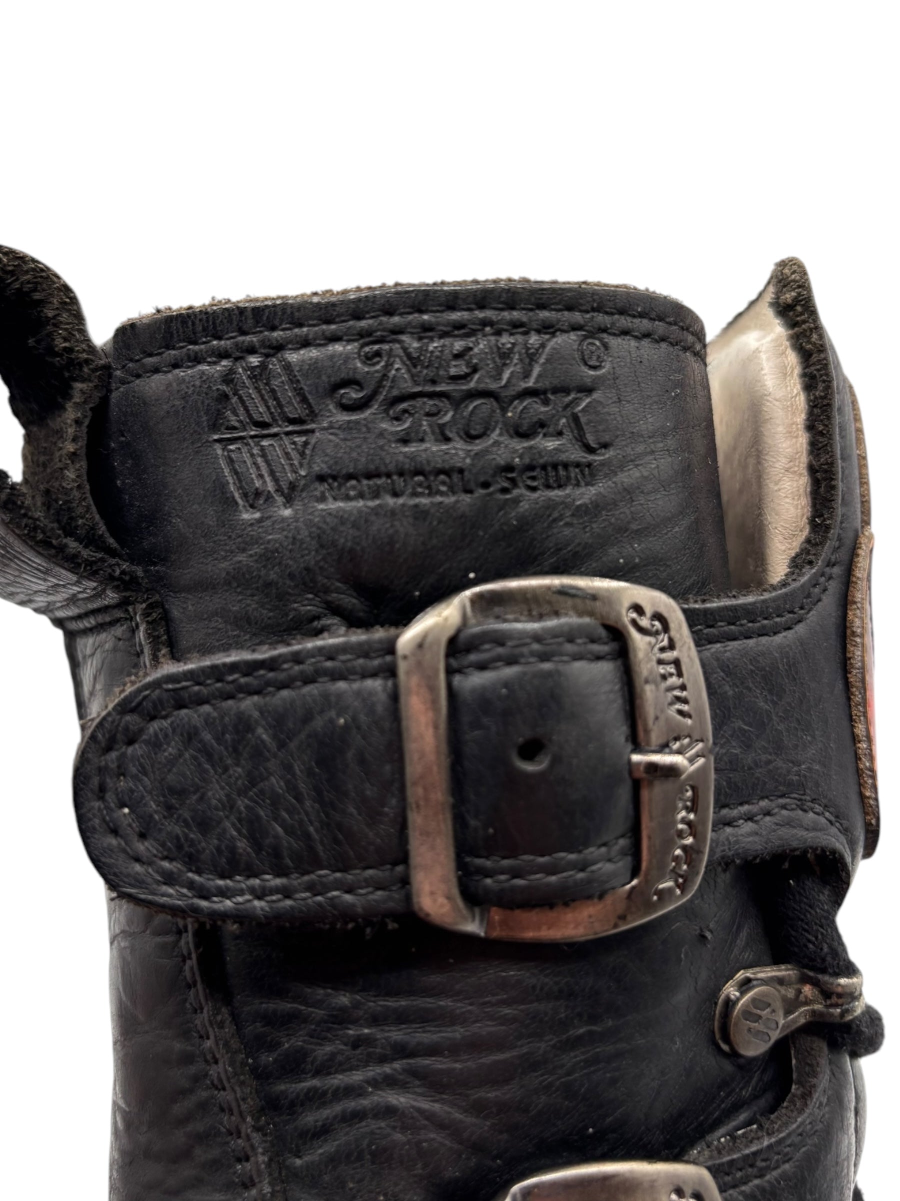 Vintage New Rock flame reactor boots size 43