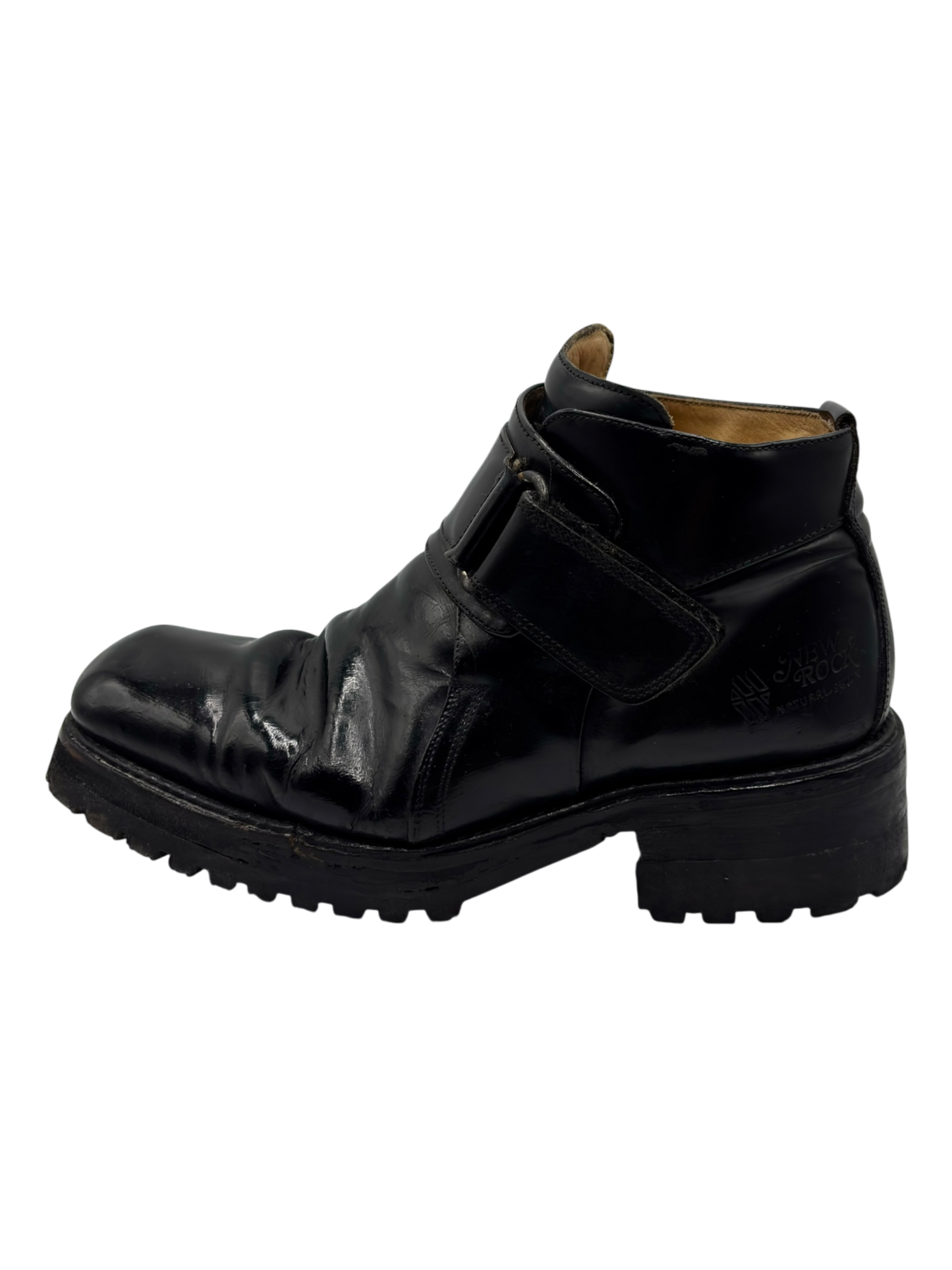 Vintage New Rock classic leather ankle boots size 41