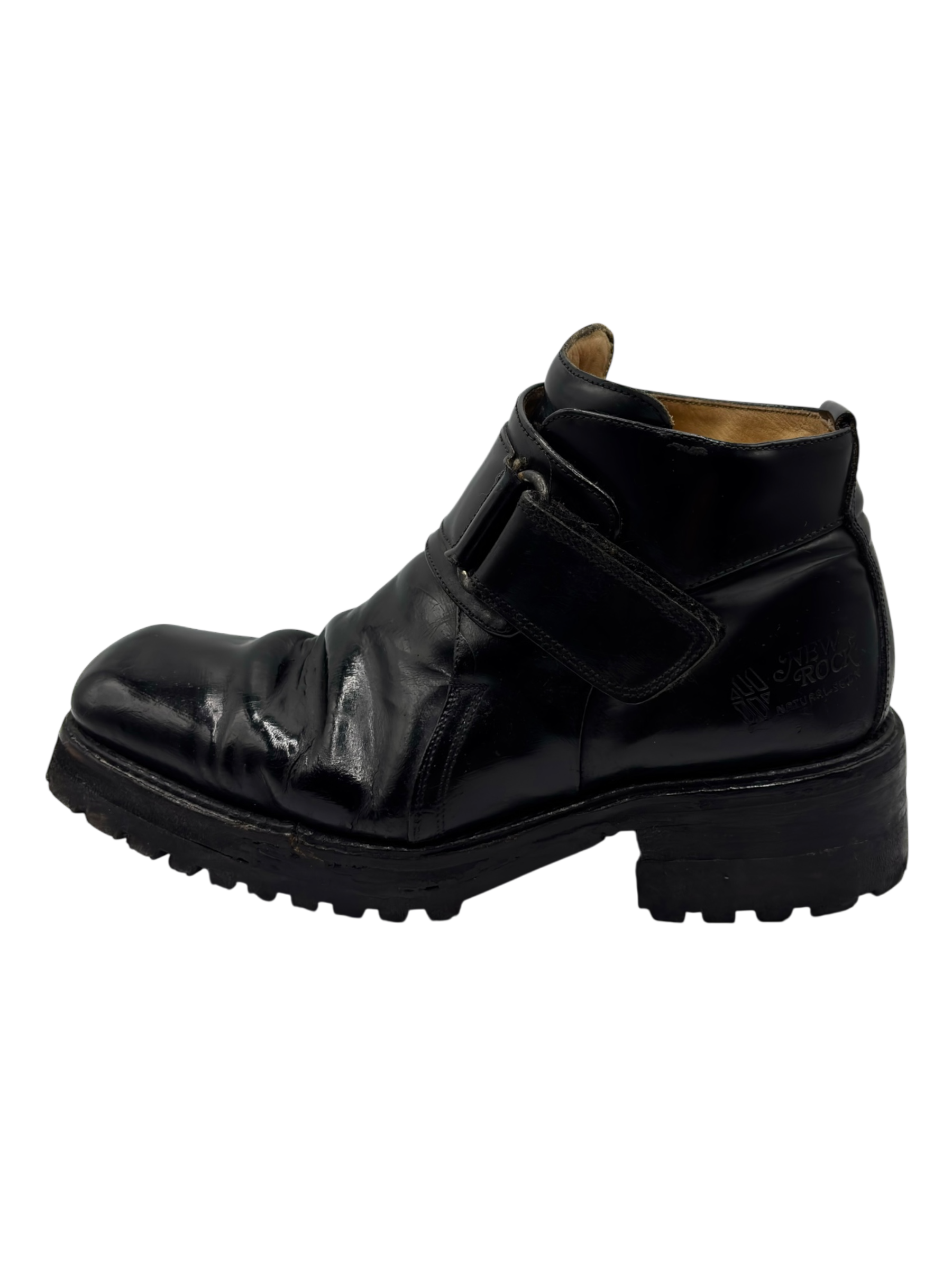 Vintage New Rock classic leather ankle boots size 41
