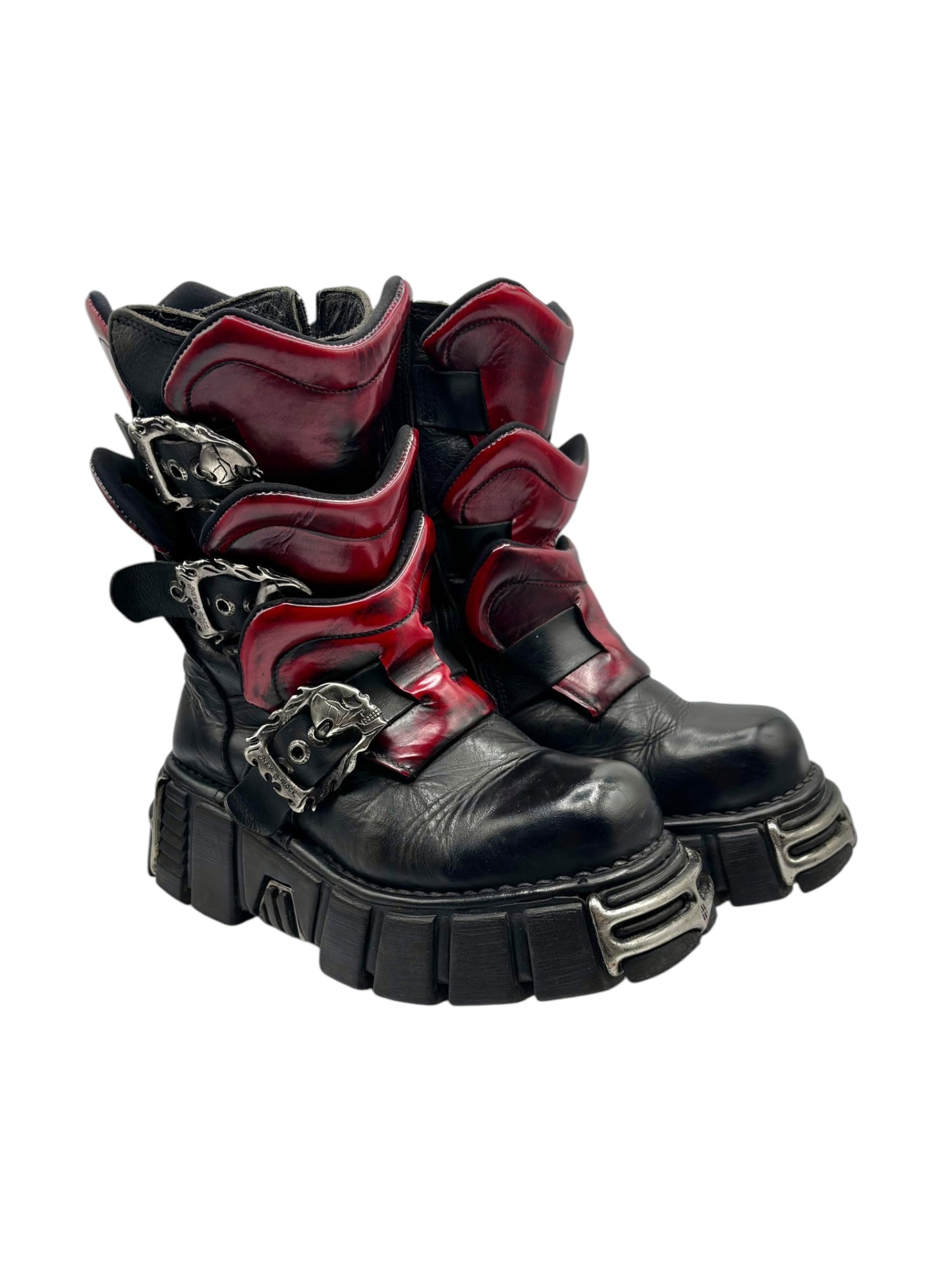 SUPER RARE vintage New Rock red dragon boots size 39