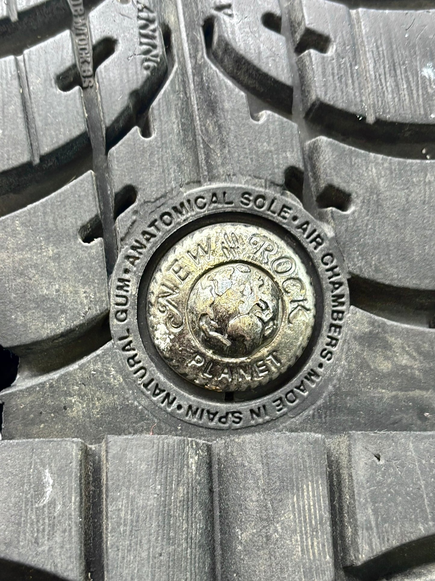 VERY RARE vintage New Rock atom mid-calf platform boots size 41