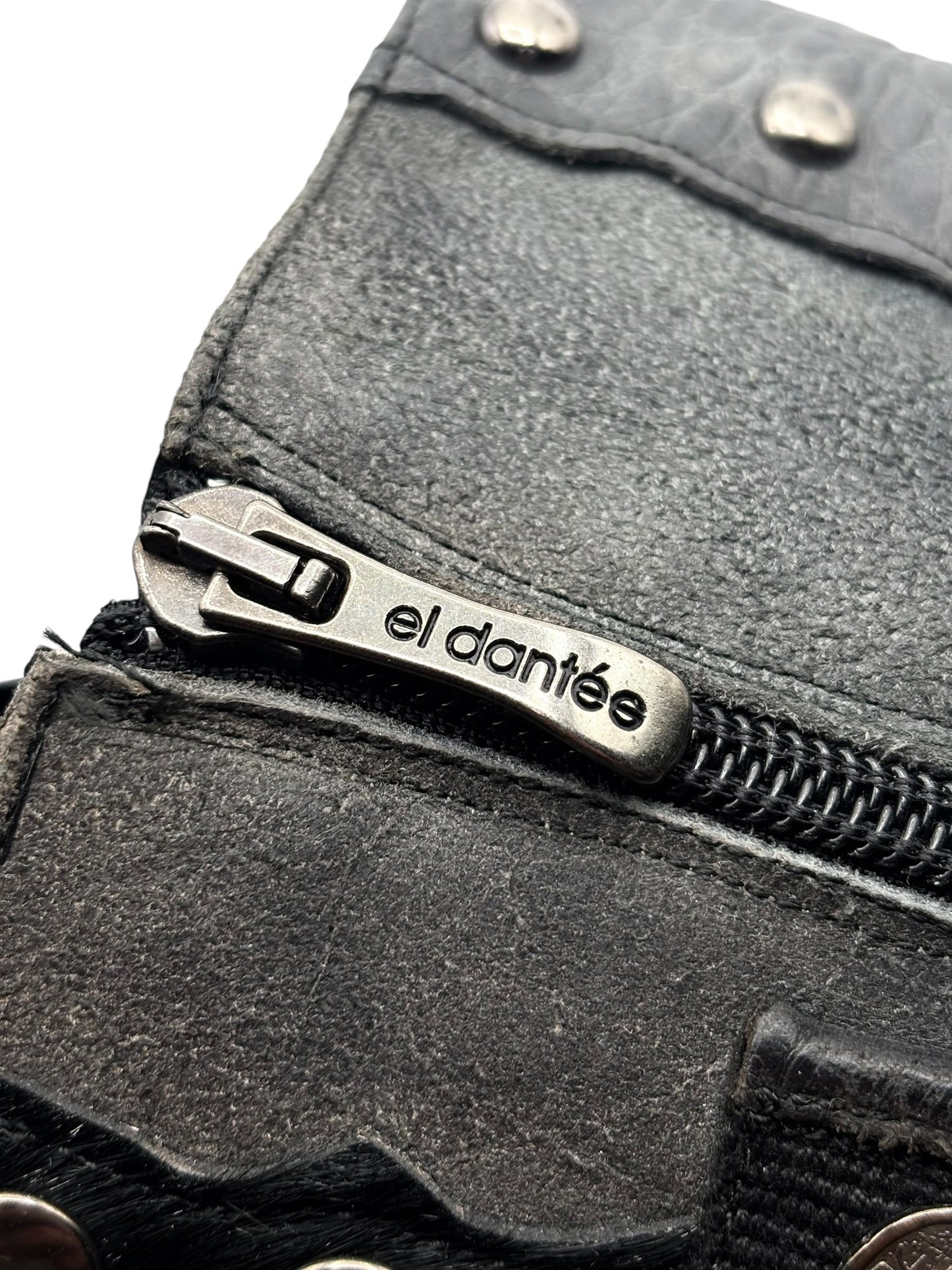 Vintage El Dantes knee high leather boots size 36