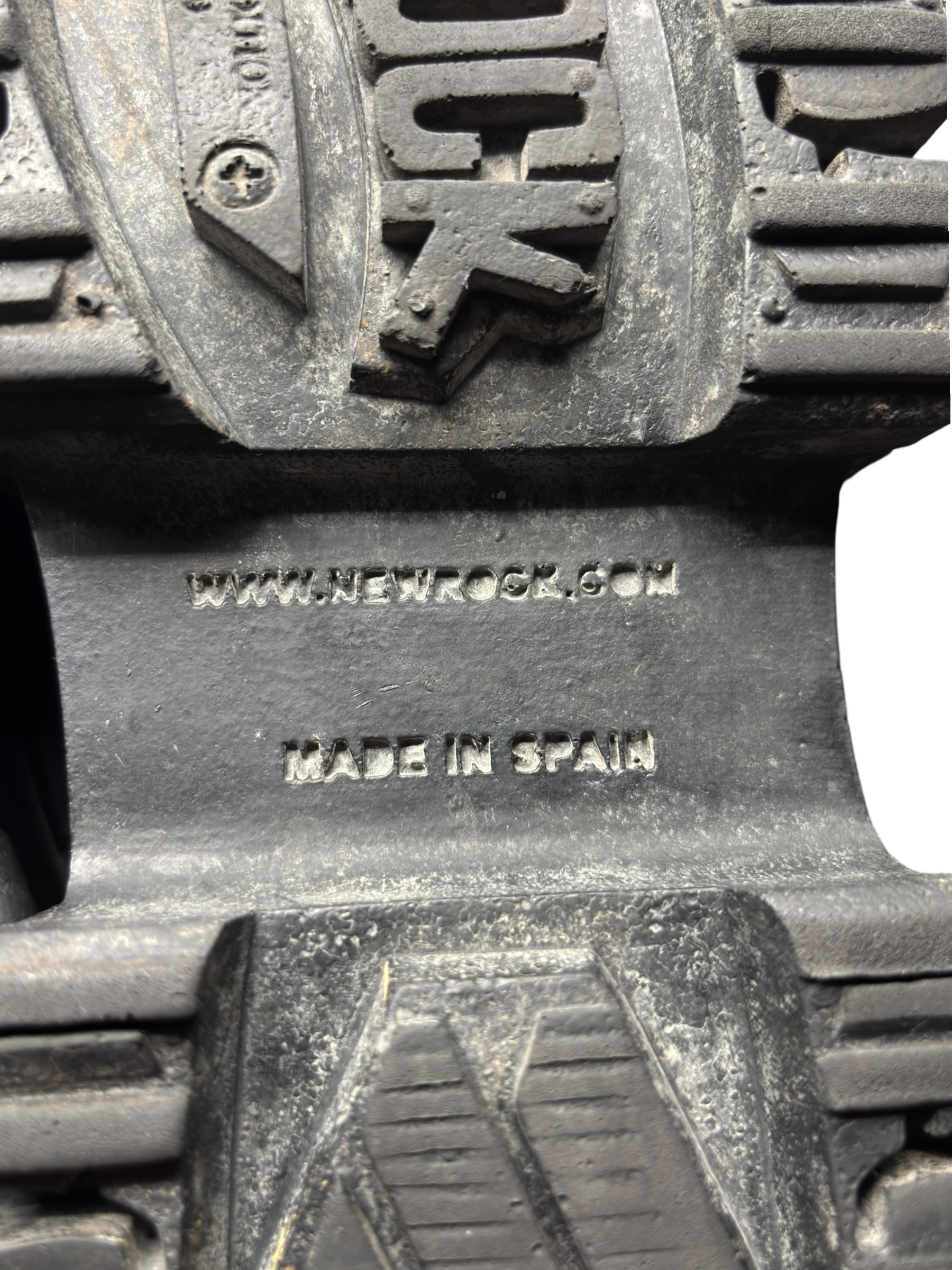 New Rock mega platform techno leather boots size 37