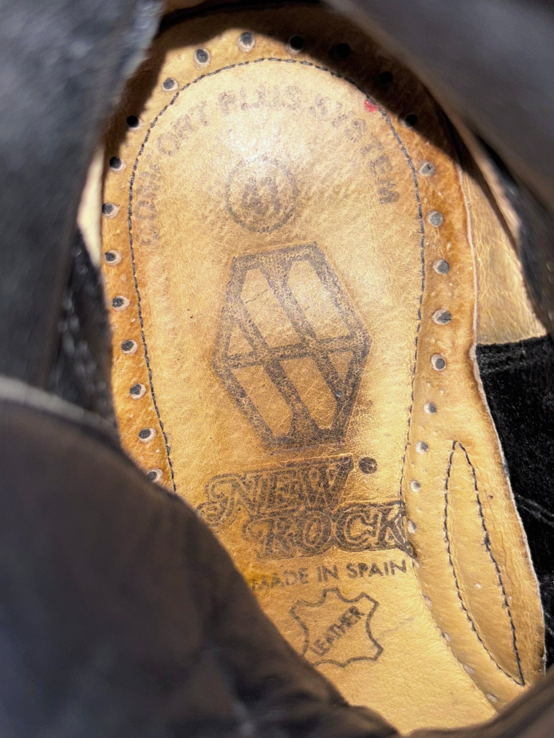 RARE vintage New Rock techno platform boots size 41