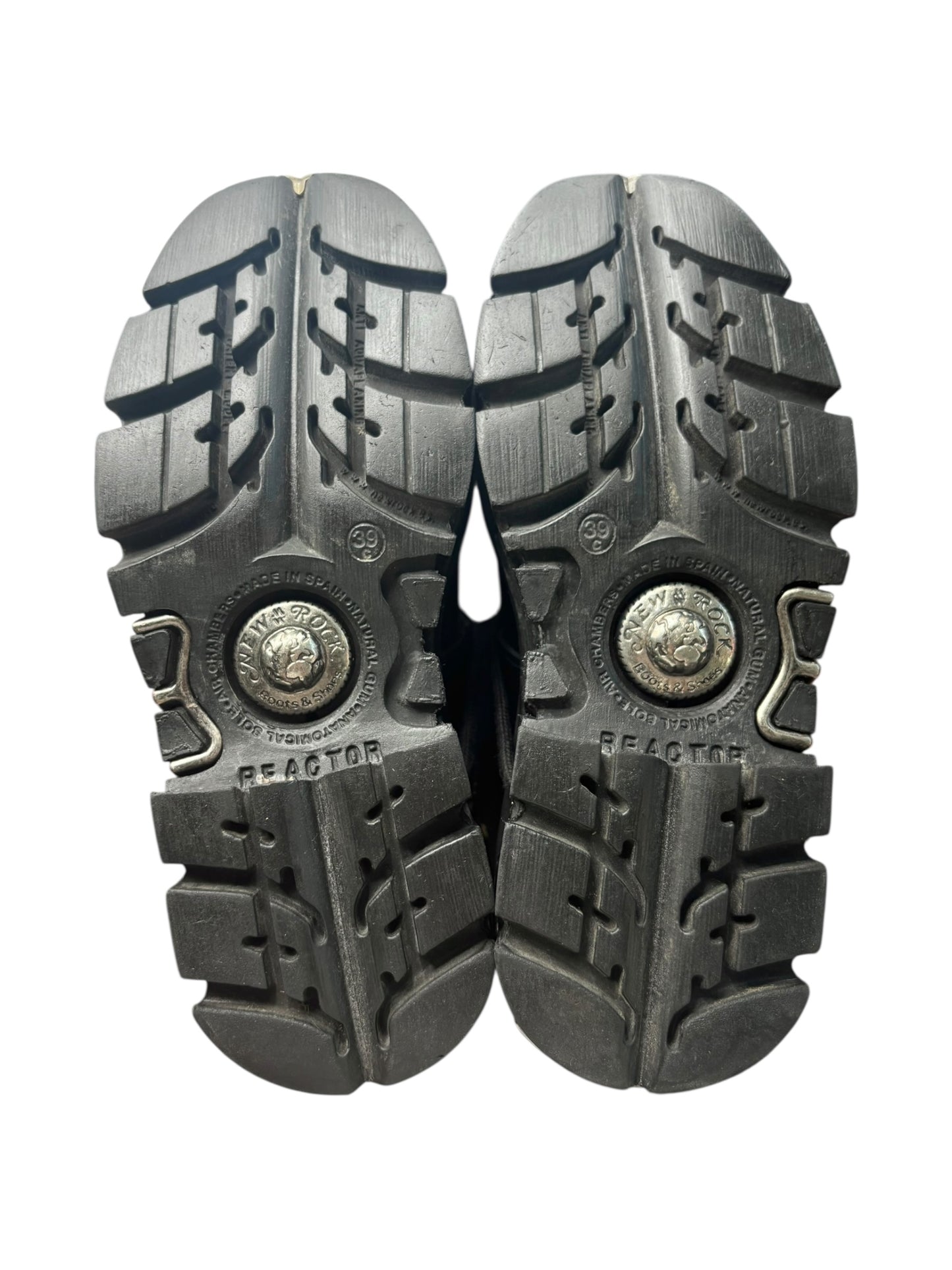 Rare vintage New Rock reactor leather boots size 39