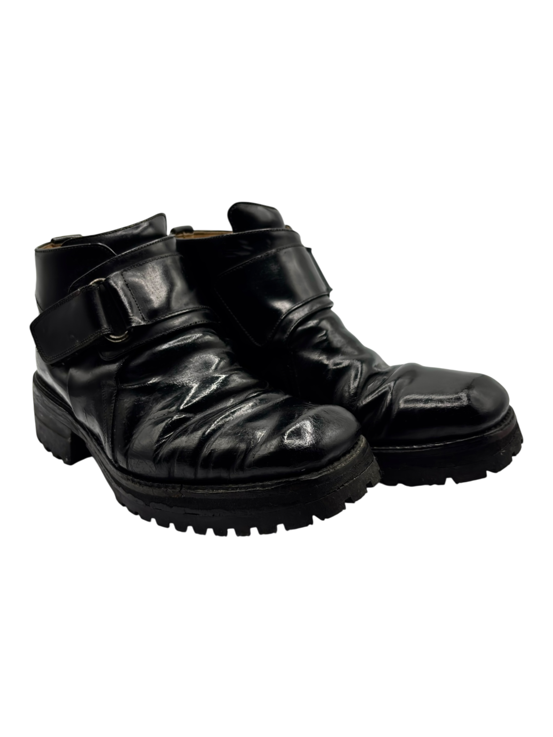 Vintage New Rock classic leather ankle boots size 41