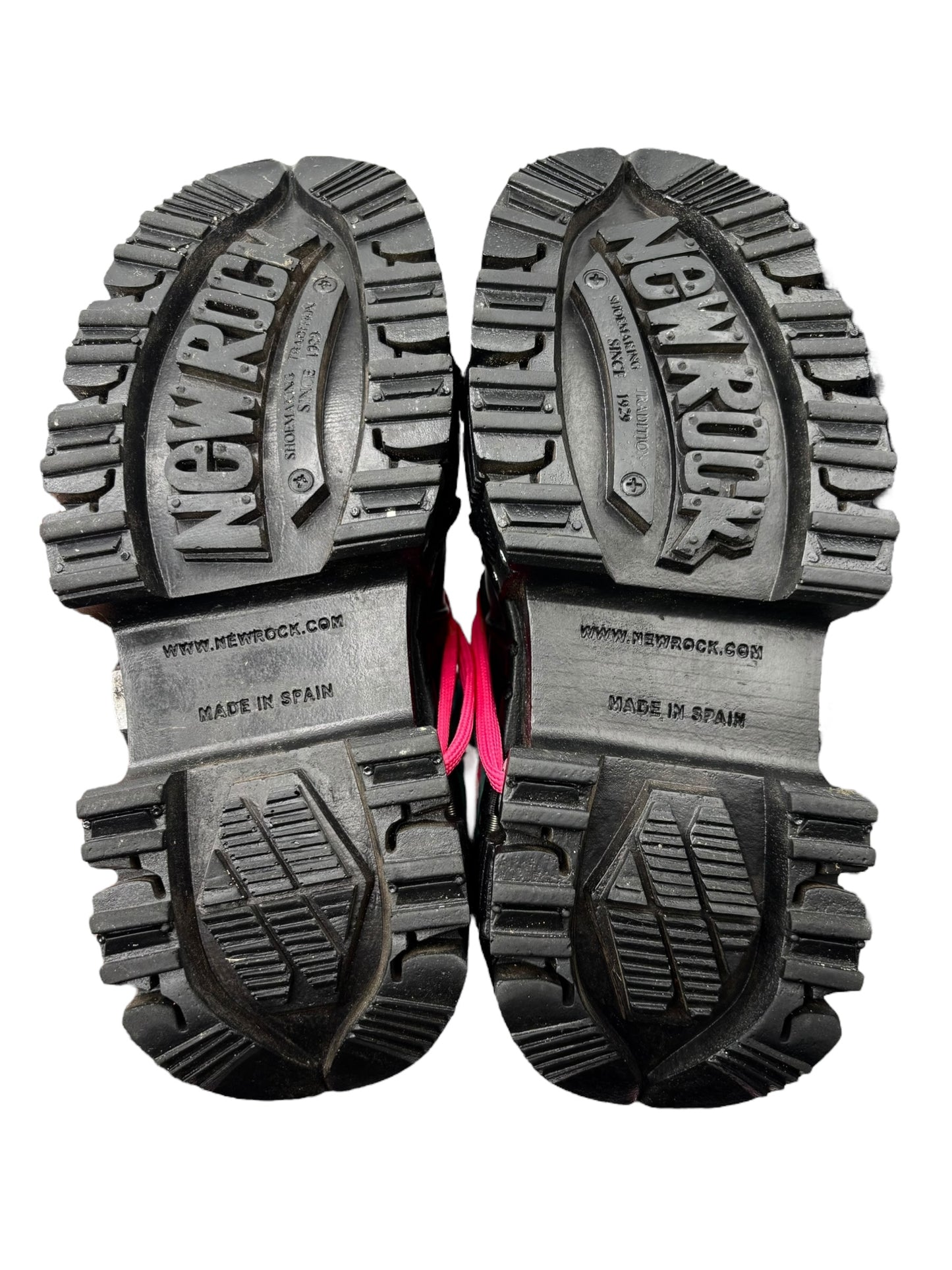 Limited edition New Rock cyan/pink platform boots size 39