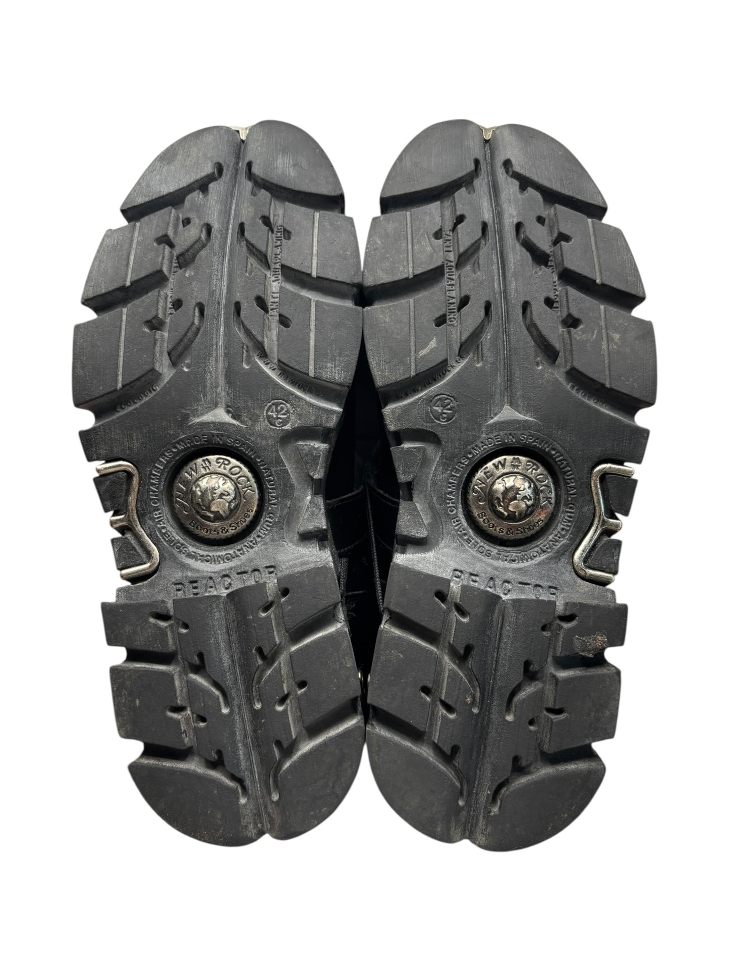 Rare vintage New Rock reactor leather boots size 42