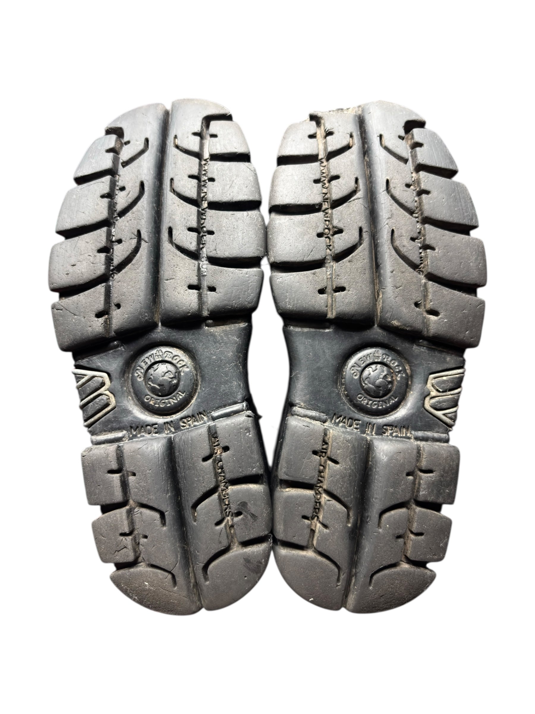 New Rock mili lace-up leather platform boots size 37