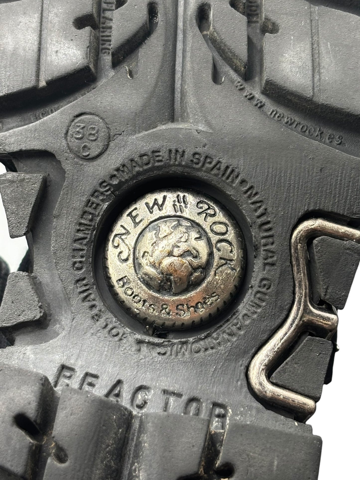 Vintage New Rock mid-calf flame reactor boots size 38