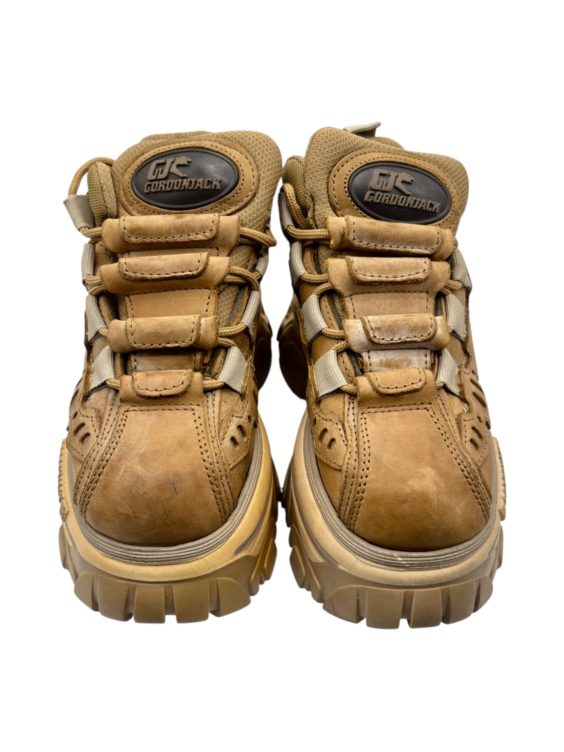 Vintage Gordon Jack beige platform boots size 36