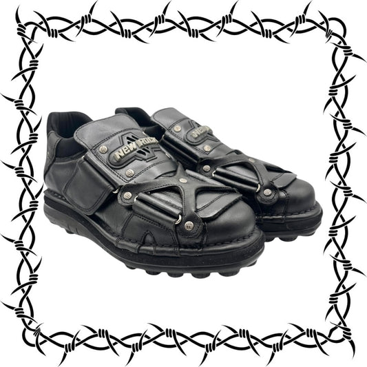 Vintage New Rock leather sneakers size 40