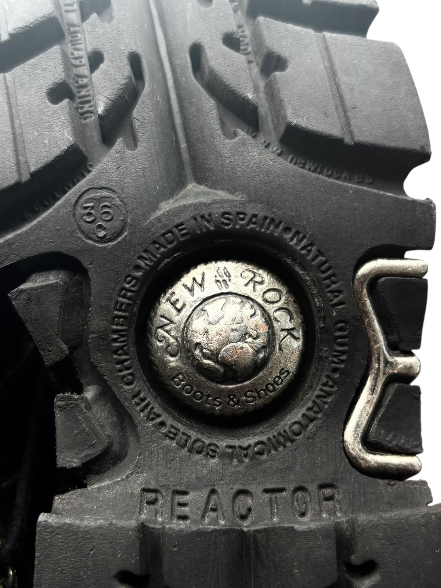 Rare vintage New Rock reactor leather boots size 36