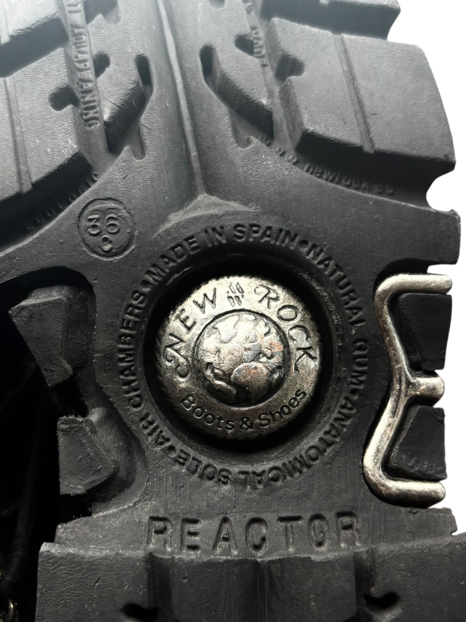 Rare vintage New Rock reactor leather boots size 36