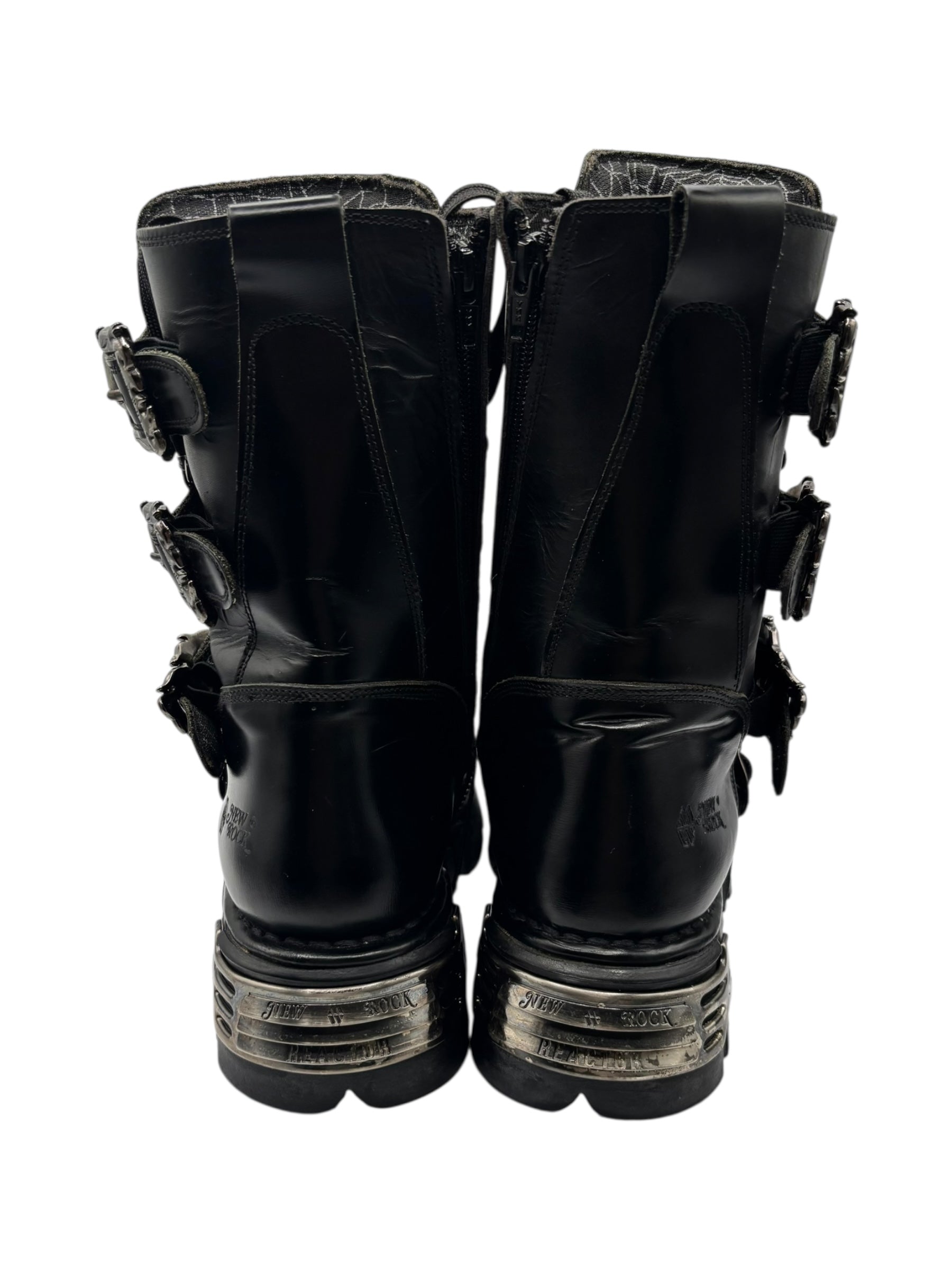 Rare vintage New Rock reactor leather boots size 42