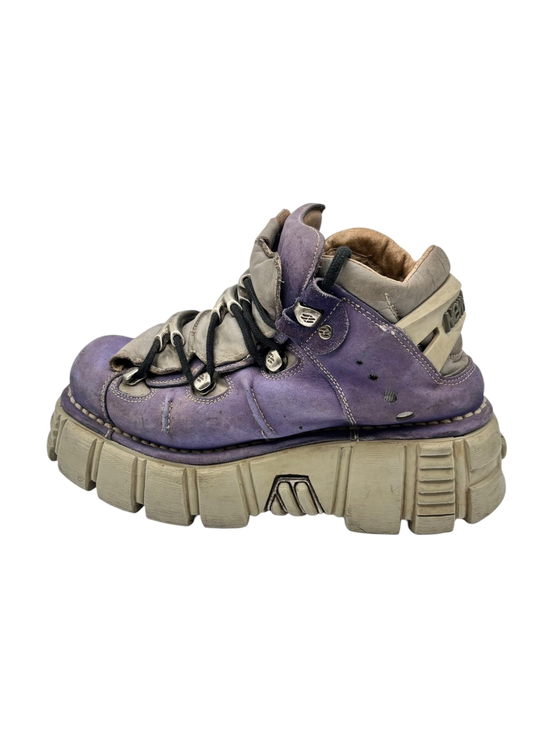 New Rock M-106 purple platform boots size 39