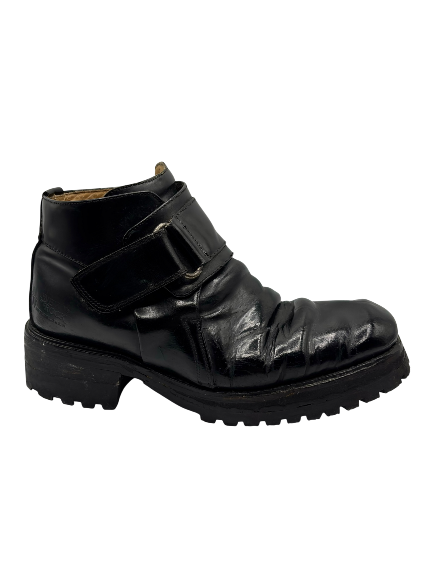 Vintage New Rock classic leather ankle boots size 41