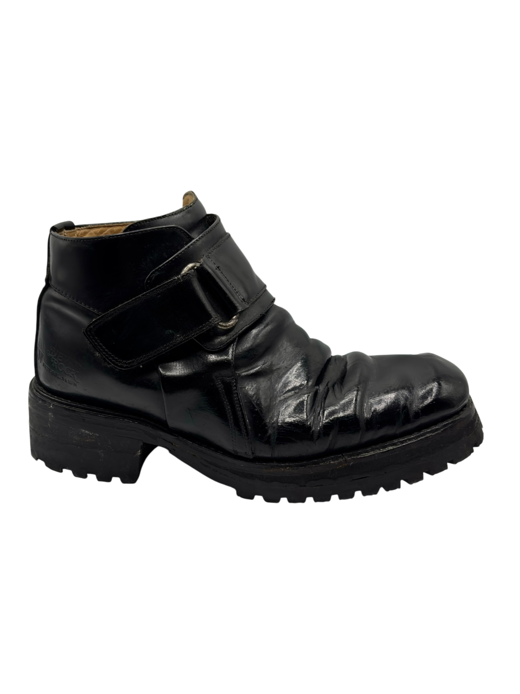 Vintage New Rock classic leather ankle boots size 41