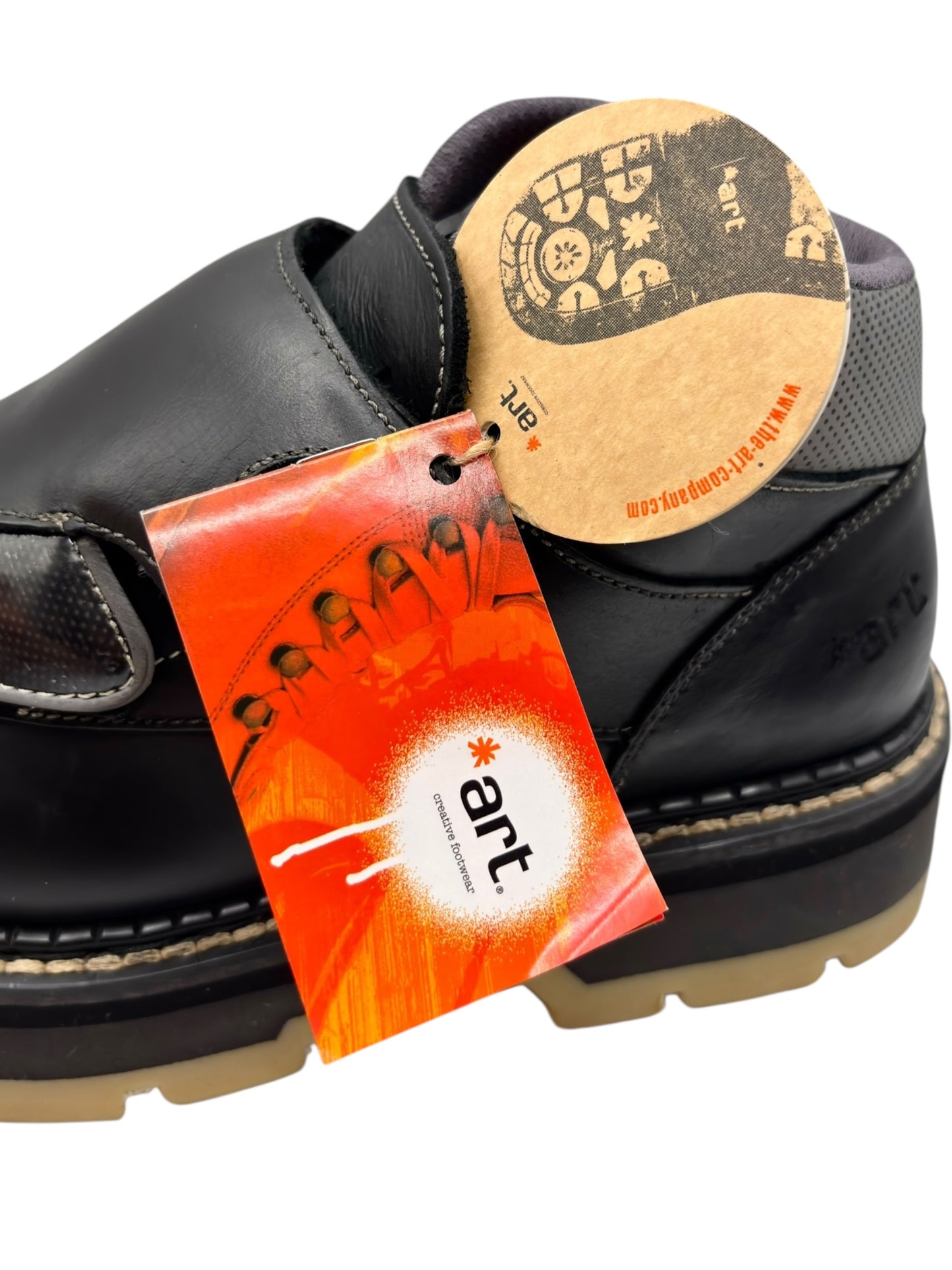 Vintage ART M401 foxxil black platform boots size 41