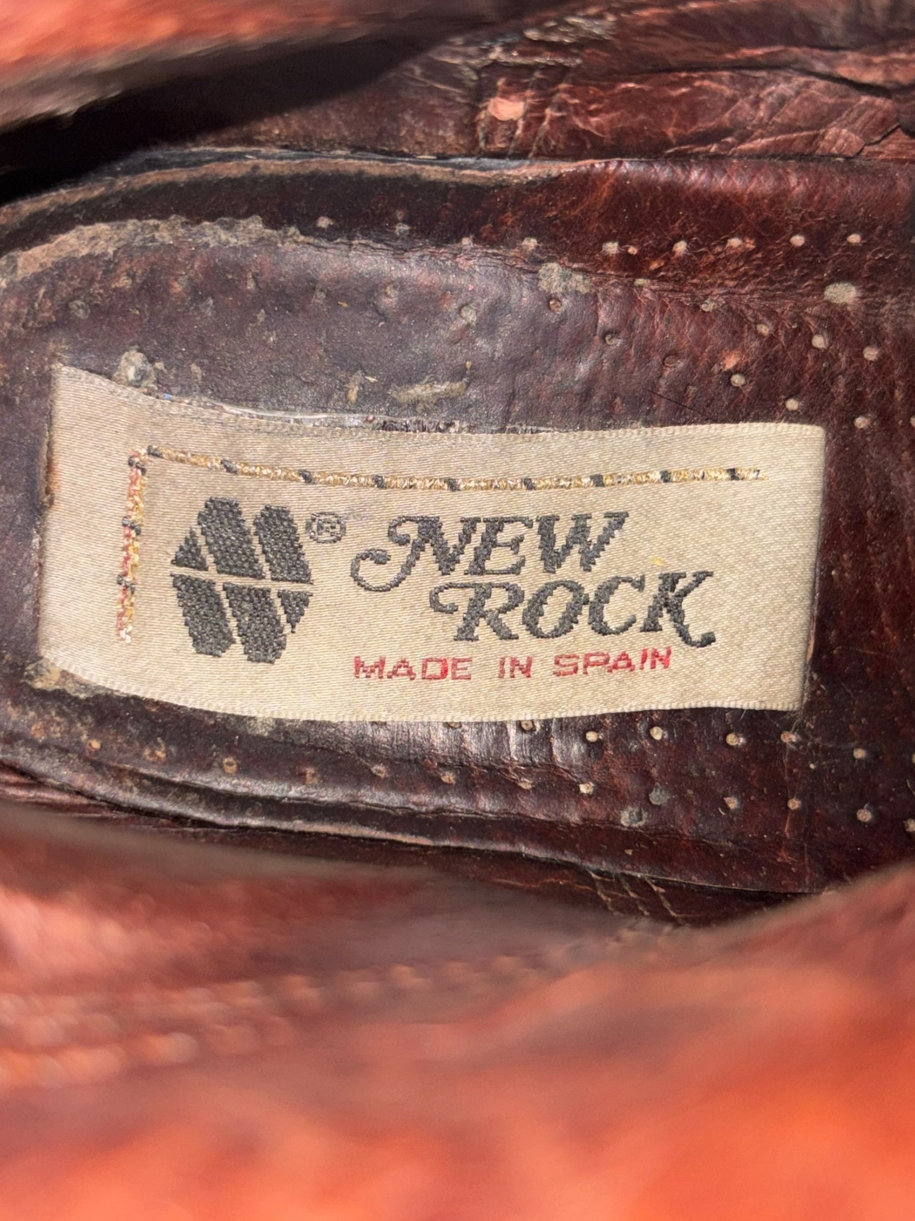 Vintage 90s New Rock jupiter black and yellow platform boots size 36