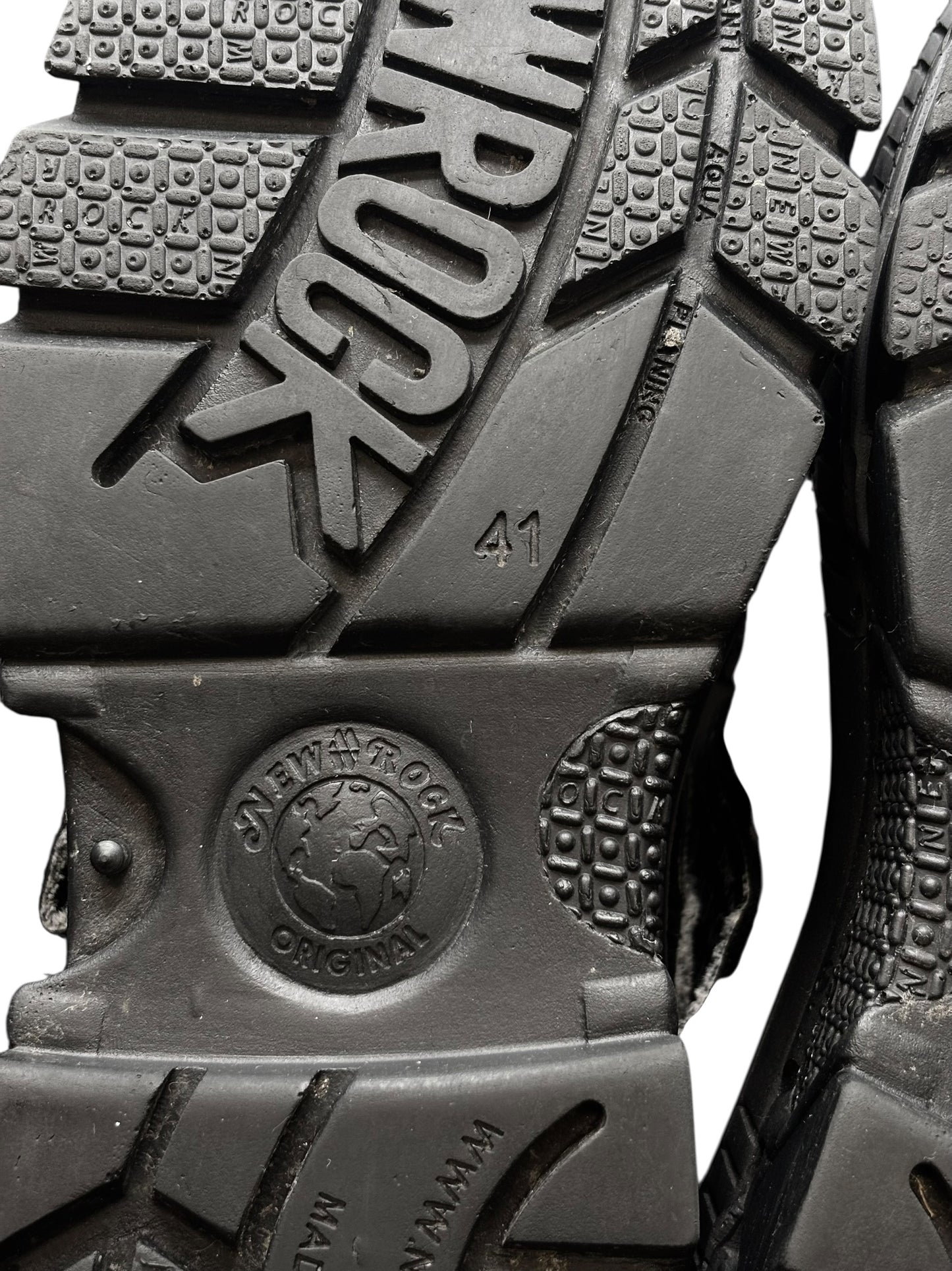 New Rock M285 mega platform leather boots