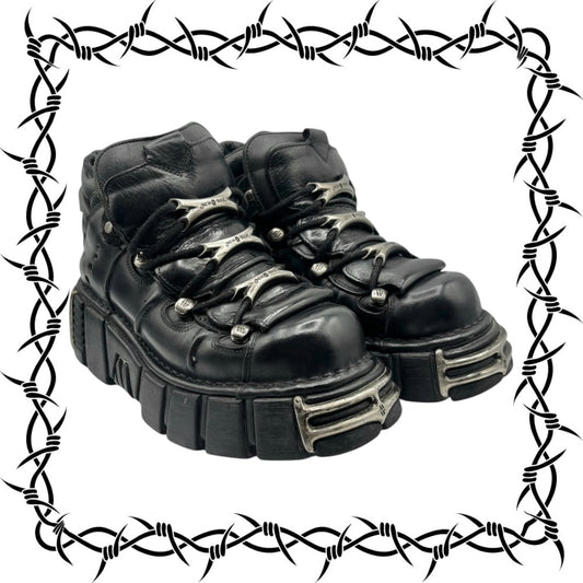 Vintage New Rock M.106-S1 platform boots size 40