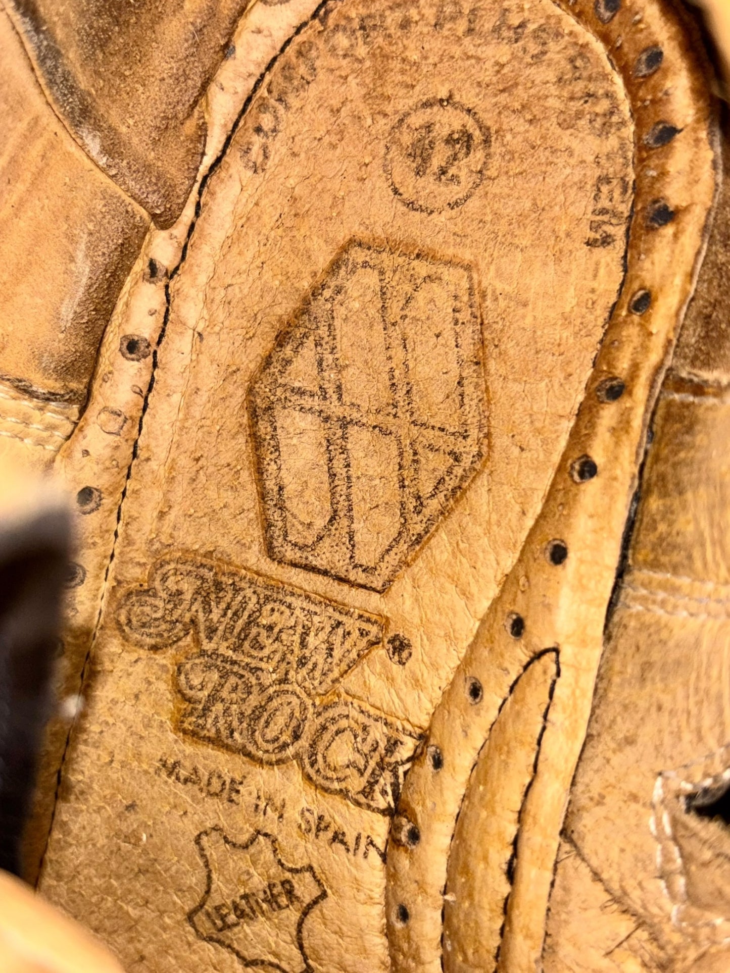 Vintage New Rock M-727 chained leather boots size 42