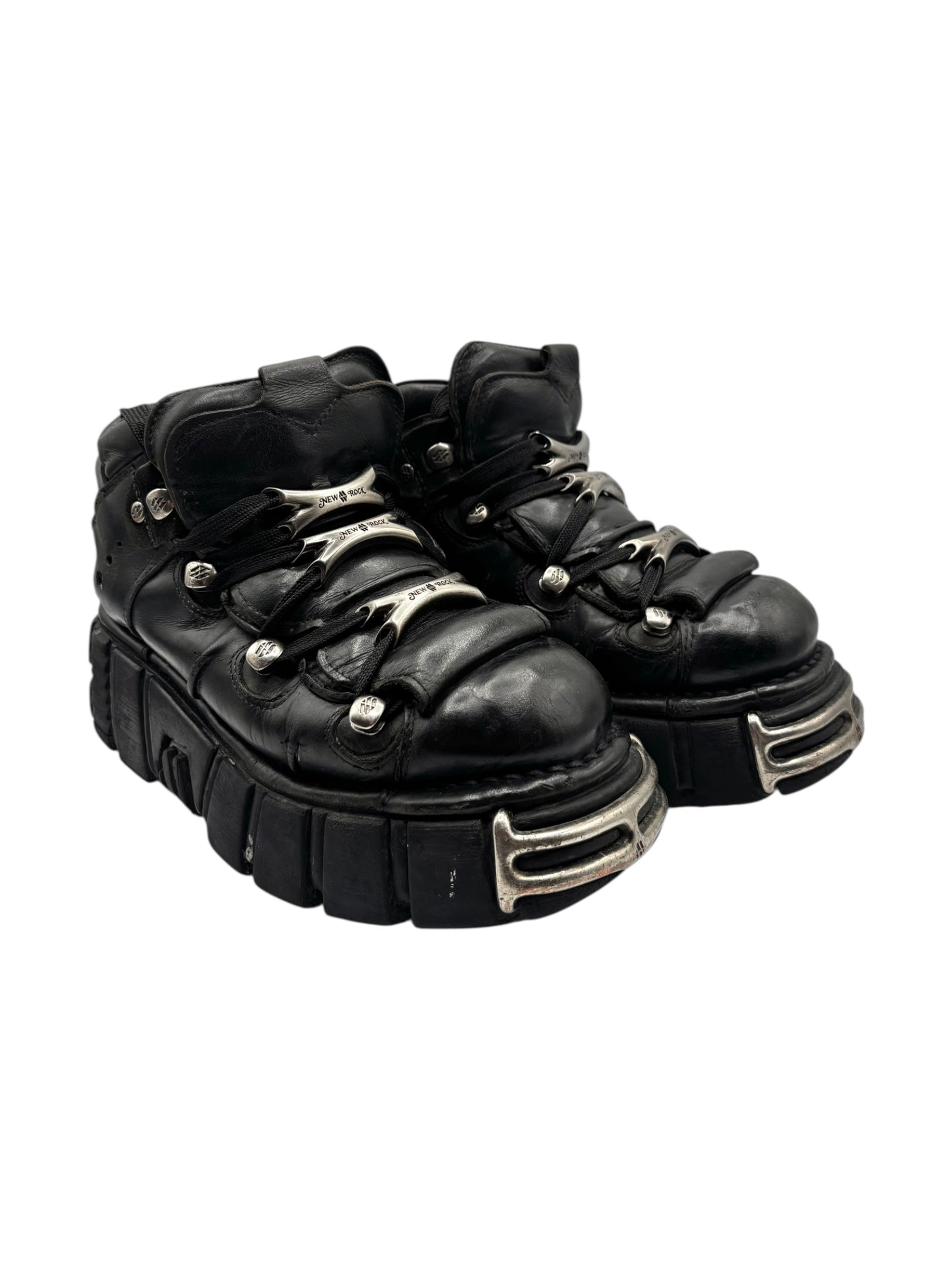 Vintage New Rock M-106-S1 platform boots size 38
