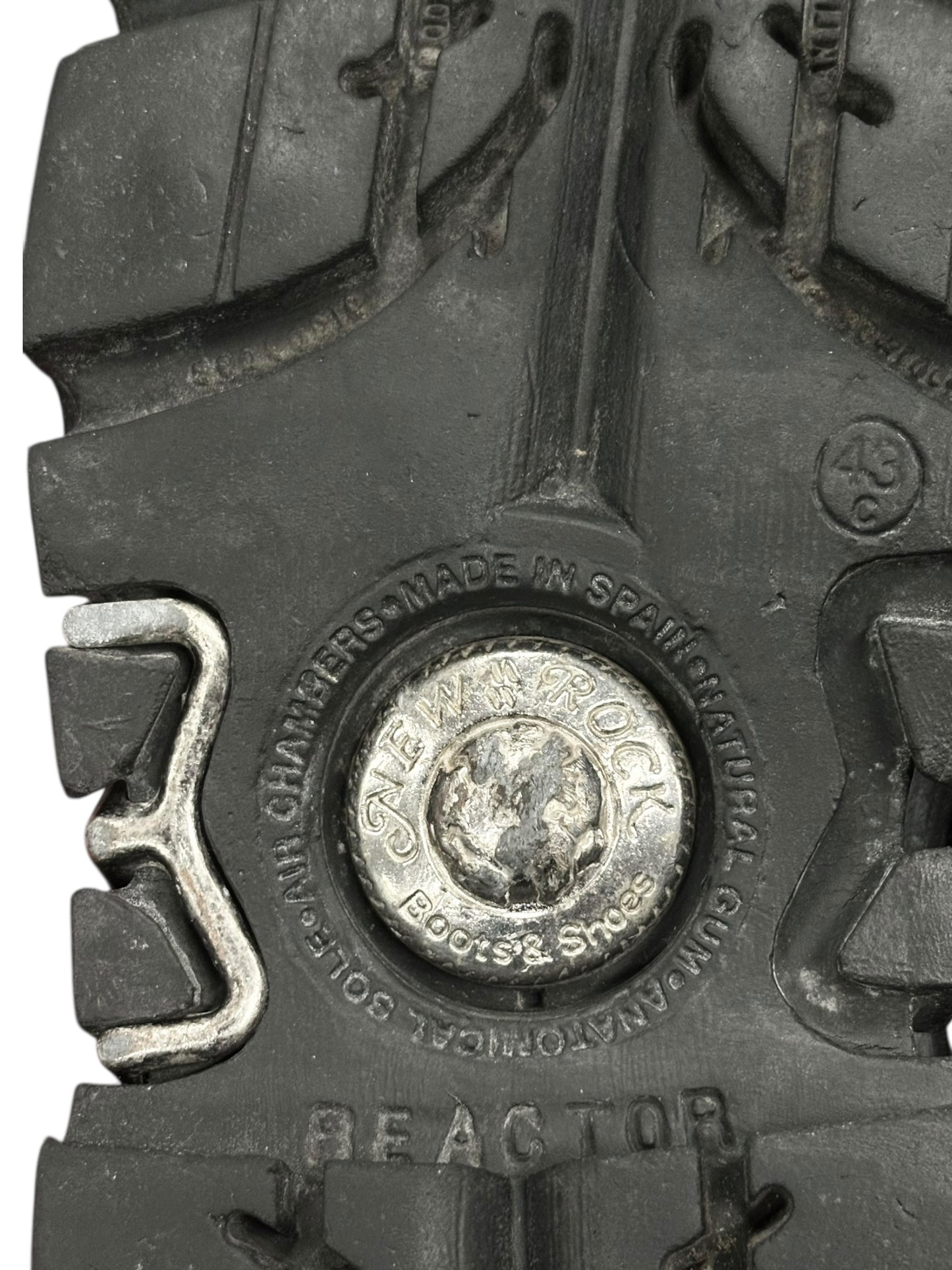 Vintage New Rock studded chain reactor boots size 43