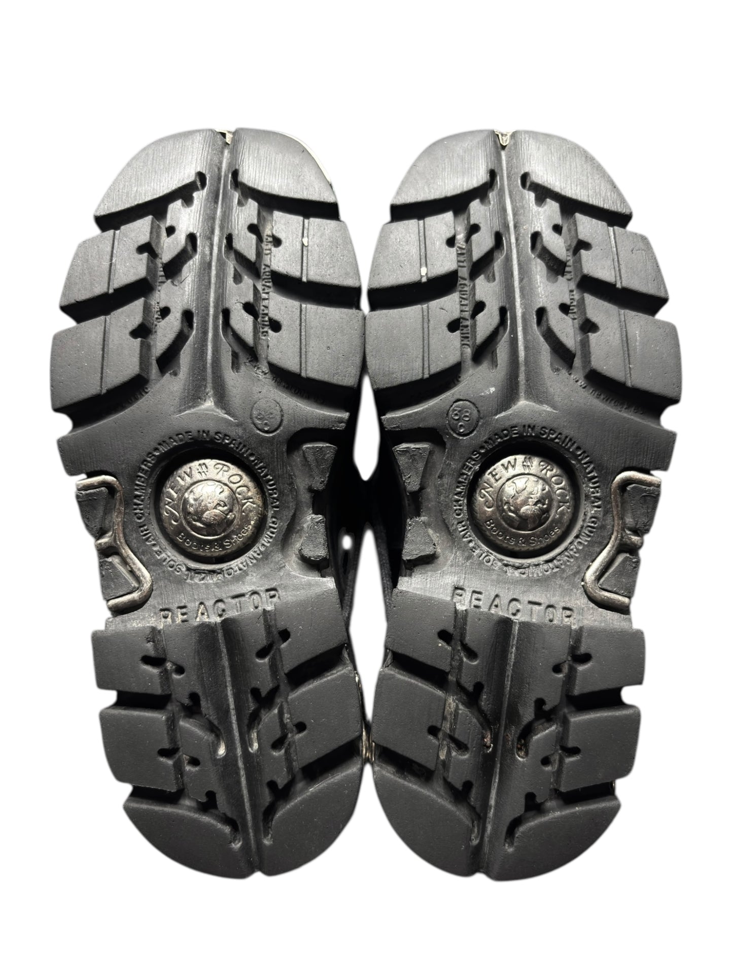 Vintage New Rock mid-calf leather reactor boots size 38