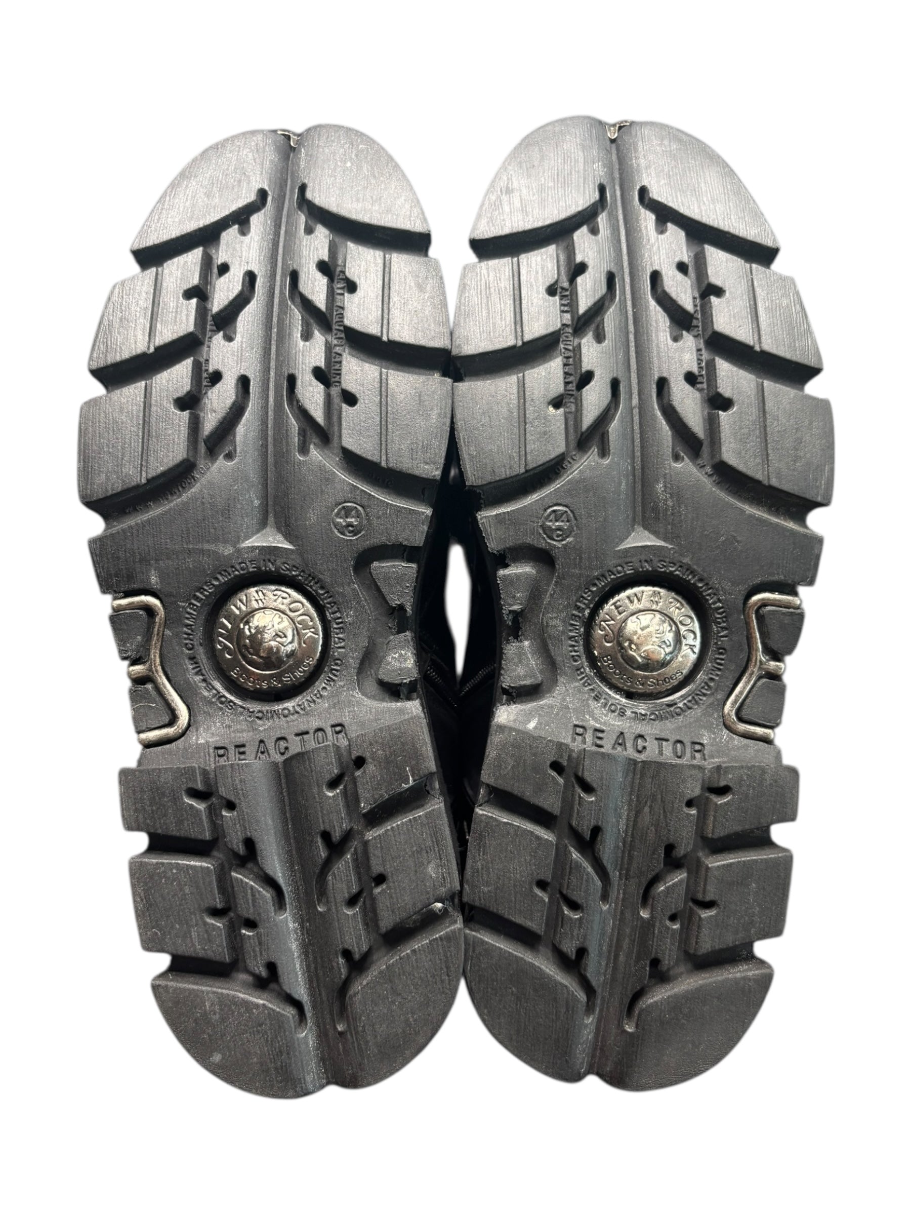 Vintage New Rock studded leather boots size 44