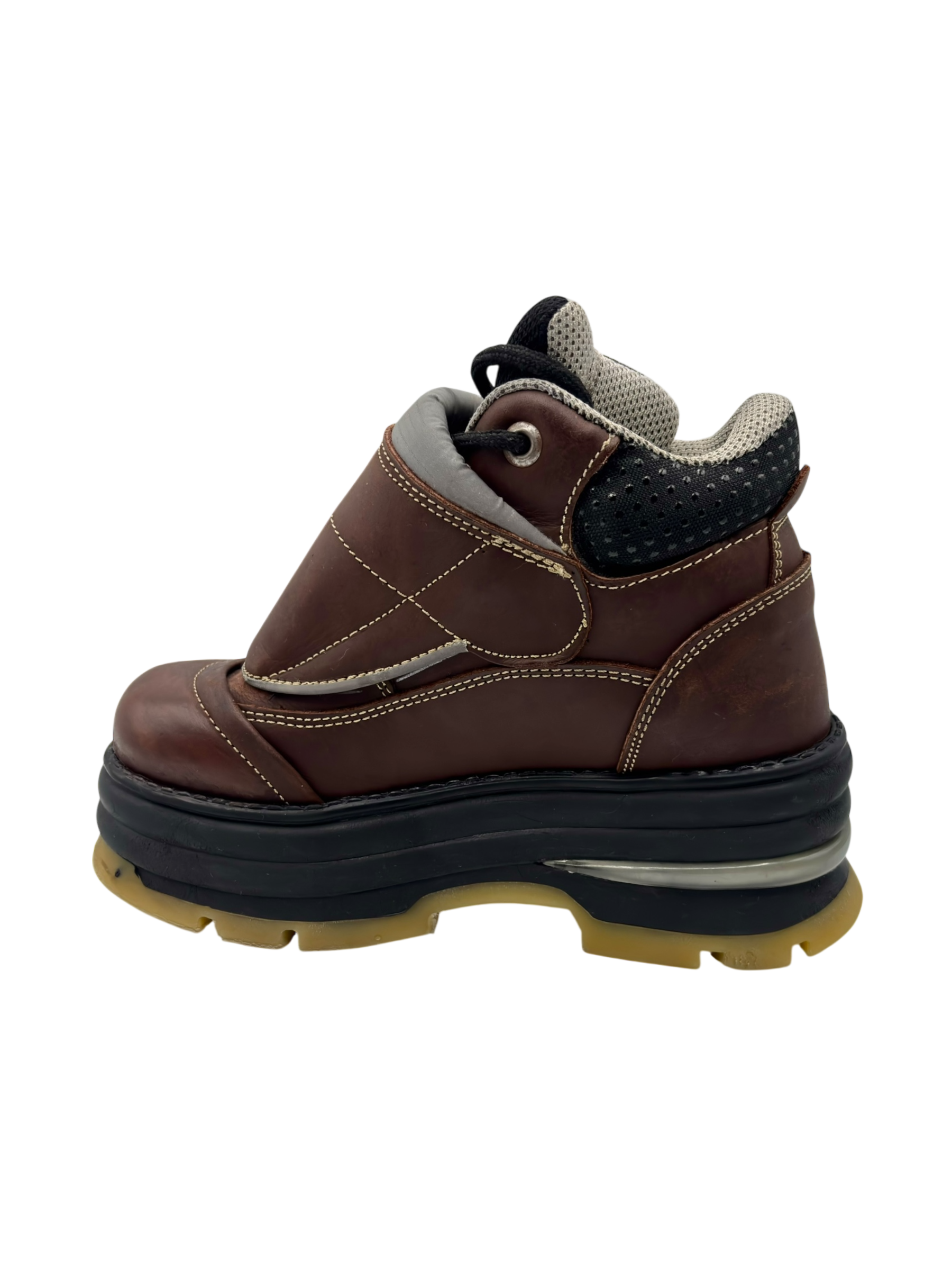 Vintage ART brown T-34 platform boots size 36