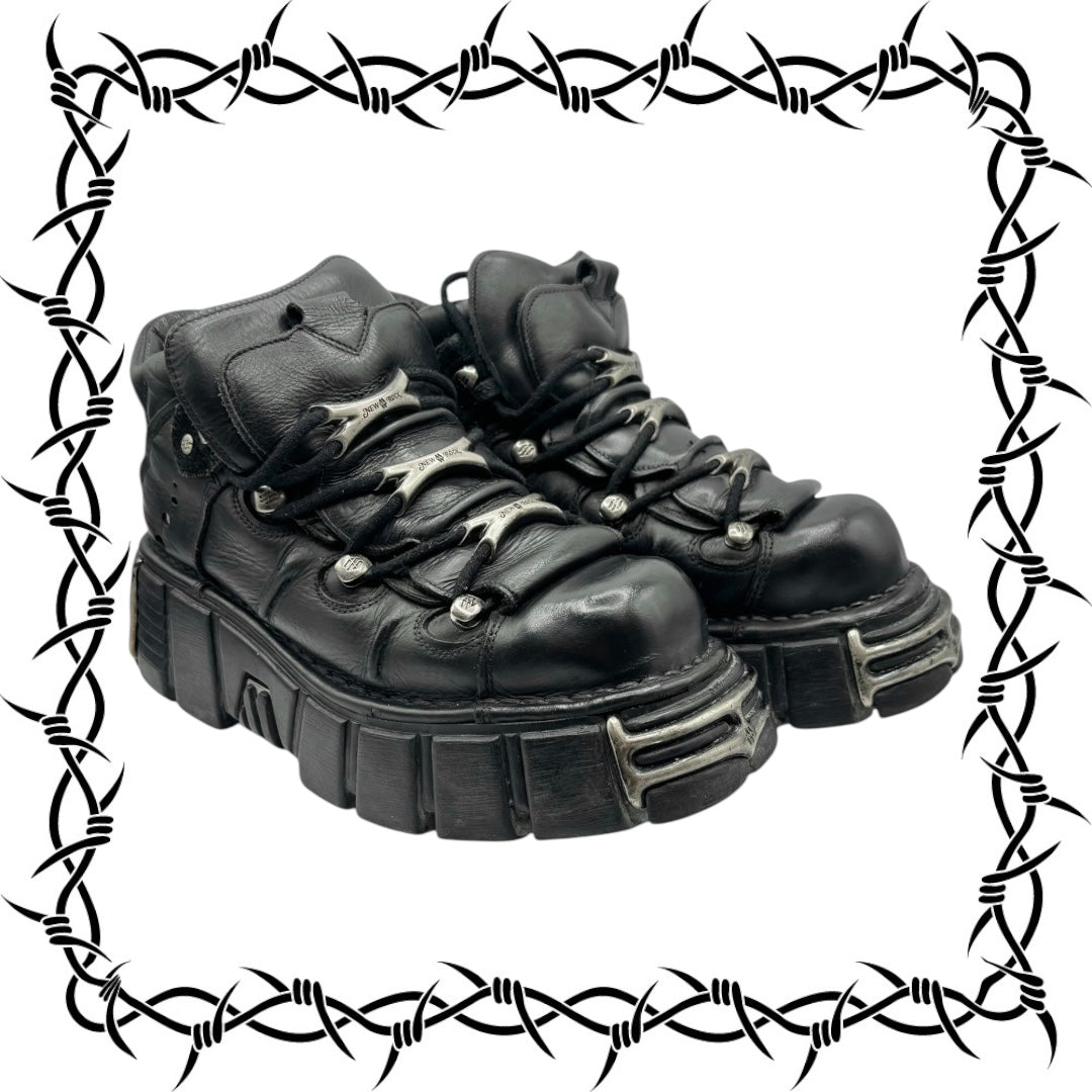 Vintage New Rock M.106-S1 platform boots size 44