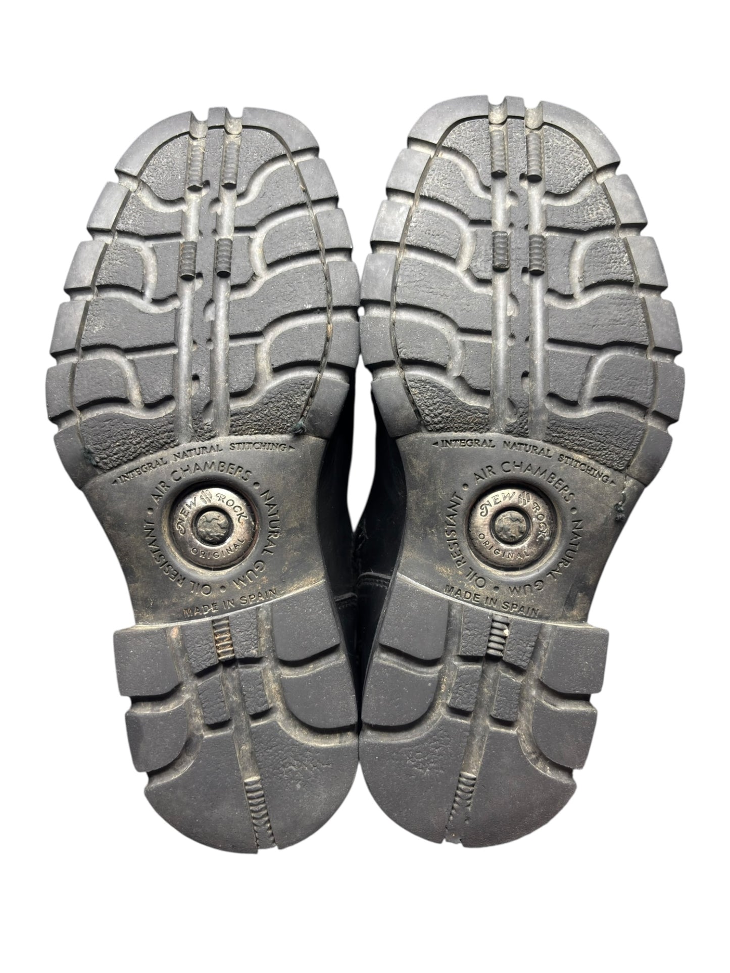 Vintage New Rock leather biker boots size 40