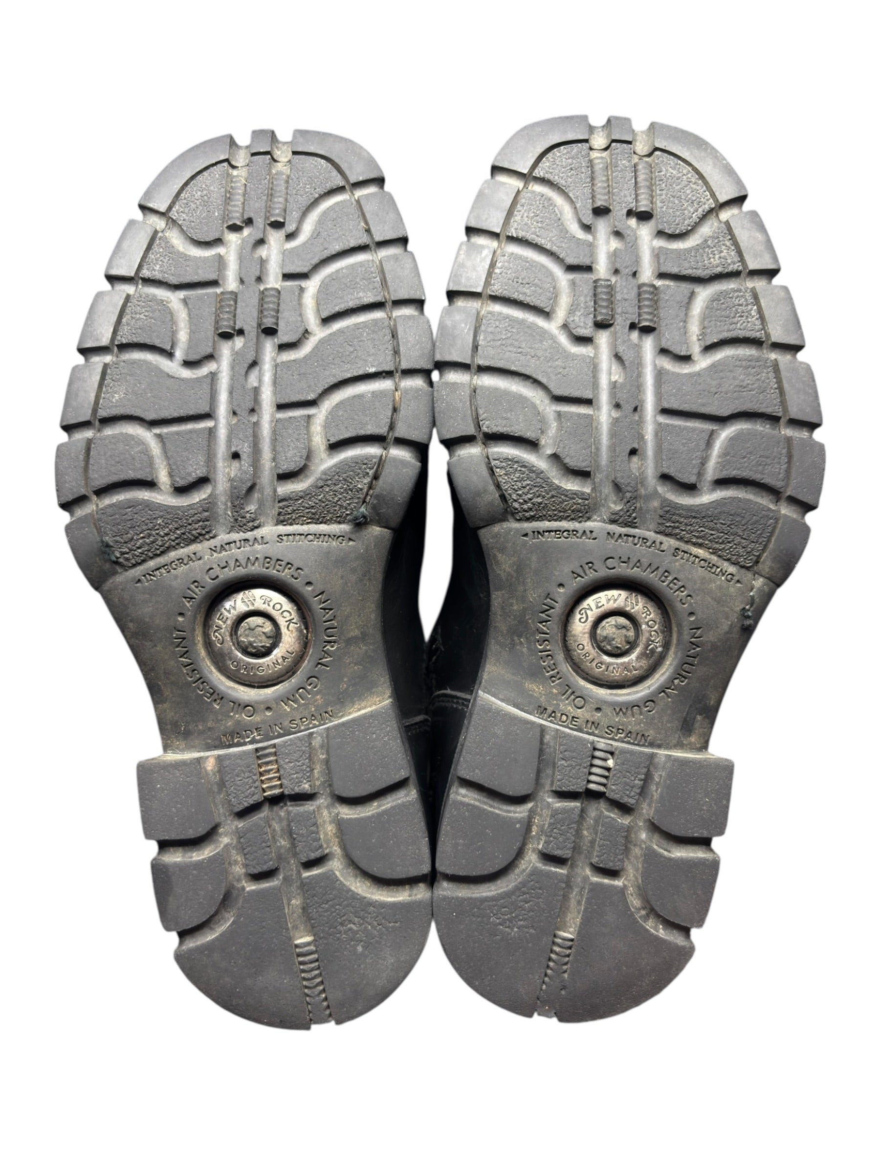 Vintage New Rock leather biker boots size 40