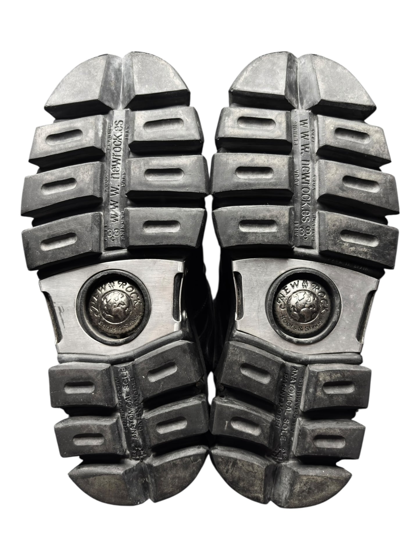 Vintage New Rock knee high terminator sole platform boots