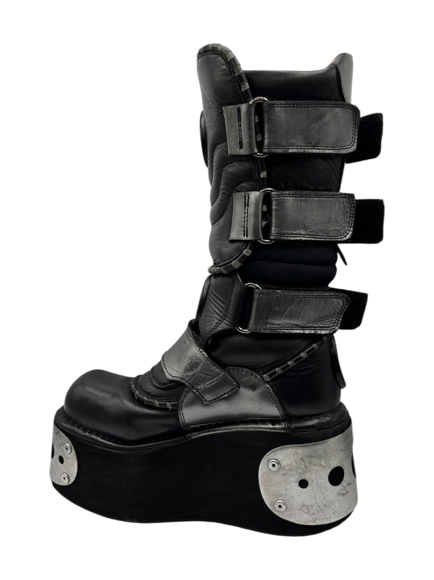 Extremely rare vintage 90s New Rock neptuno platform boots size 39
