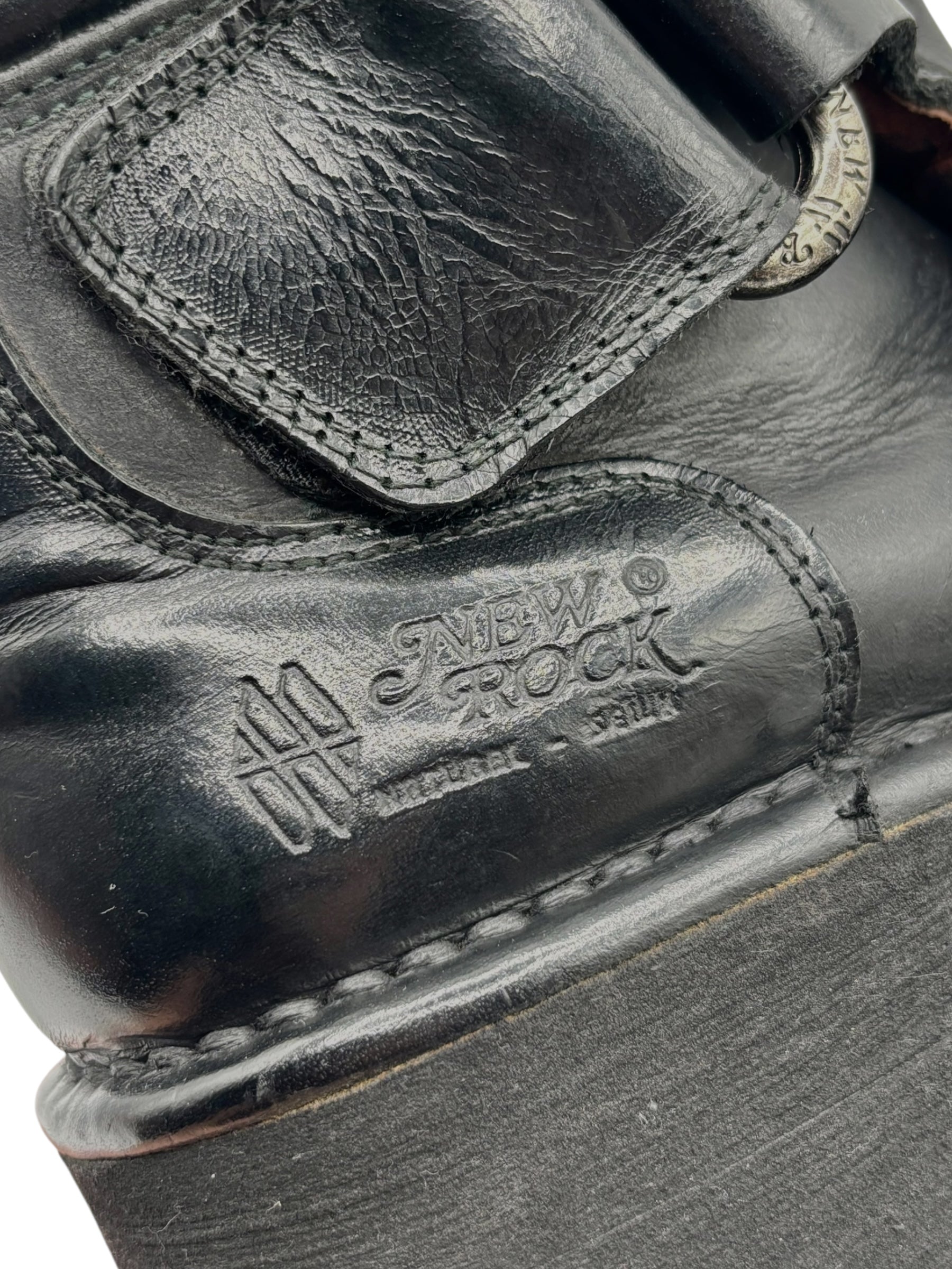 Vintage 90s New Rock neptuno pouch platform boots size 36