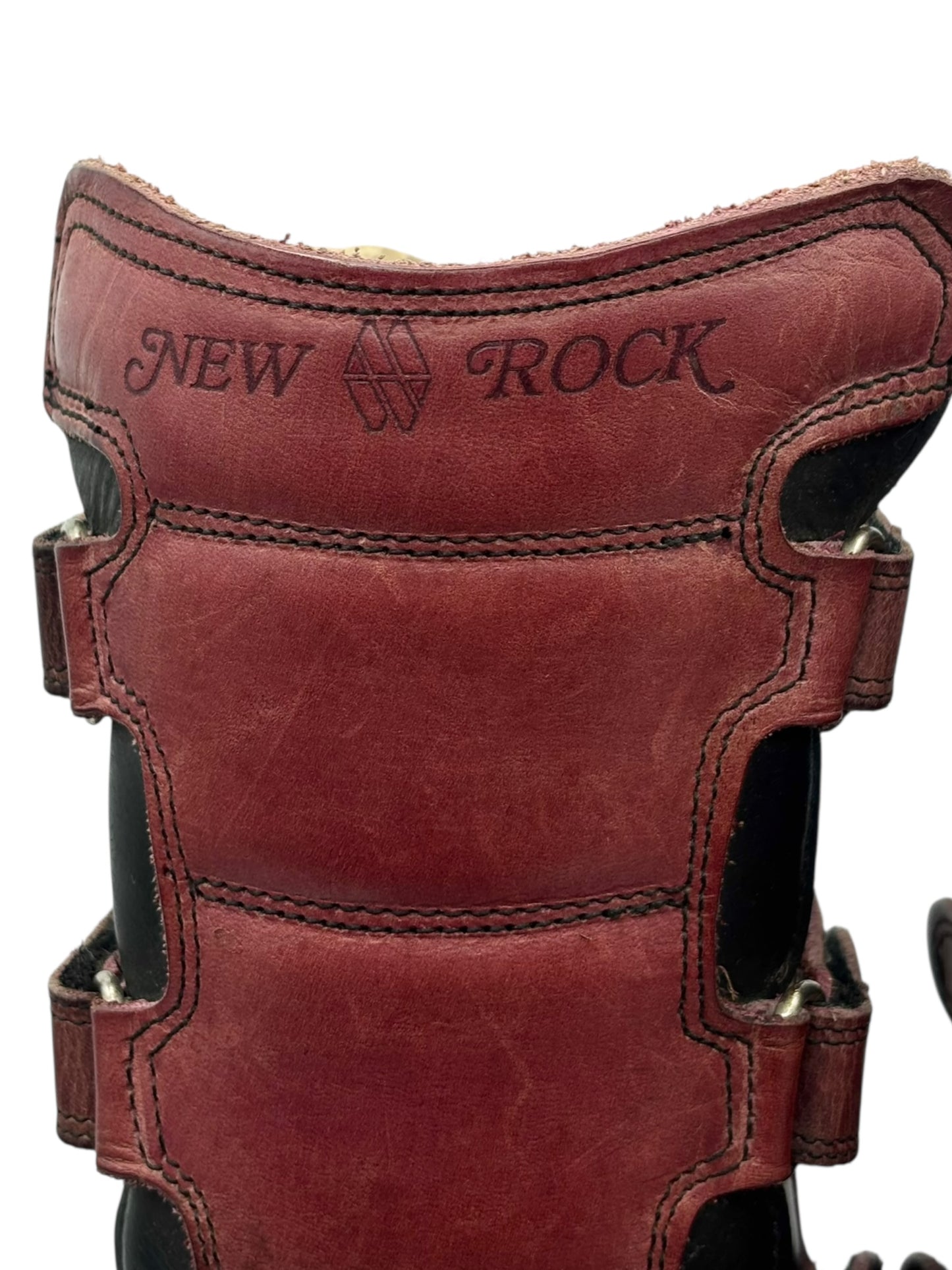 Vintage New Rock knee high terminator sole platform boots